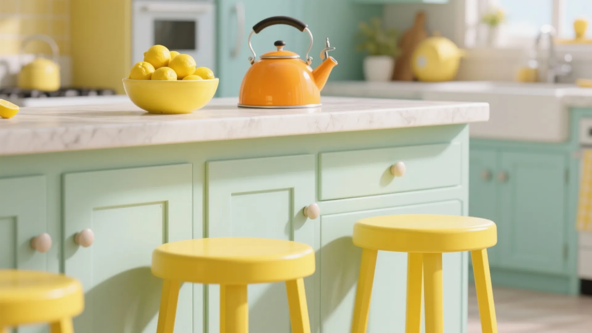 6. Citrus-Toned Accents