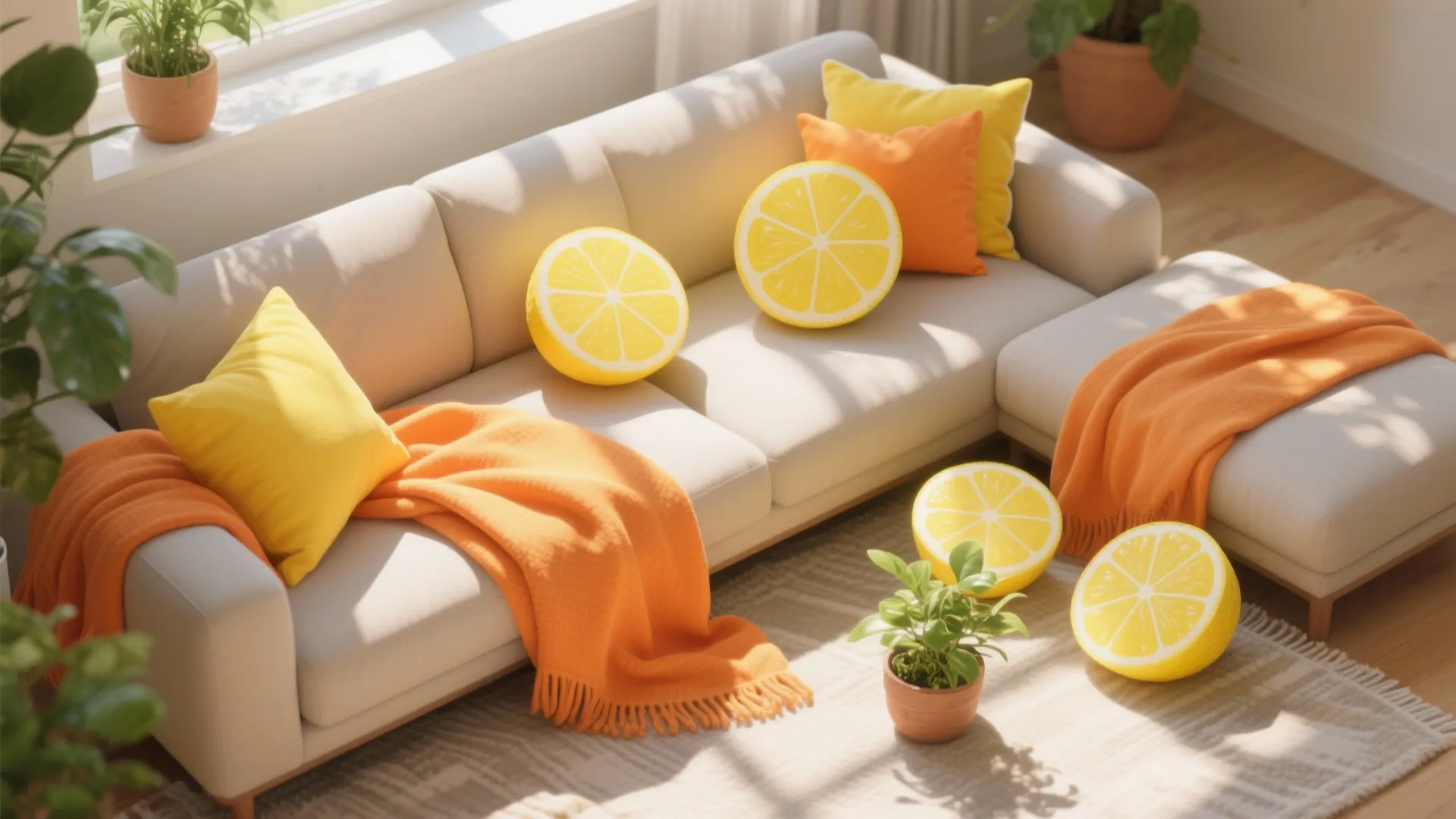 9. Citrus Color Accents