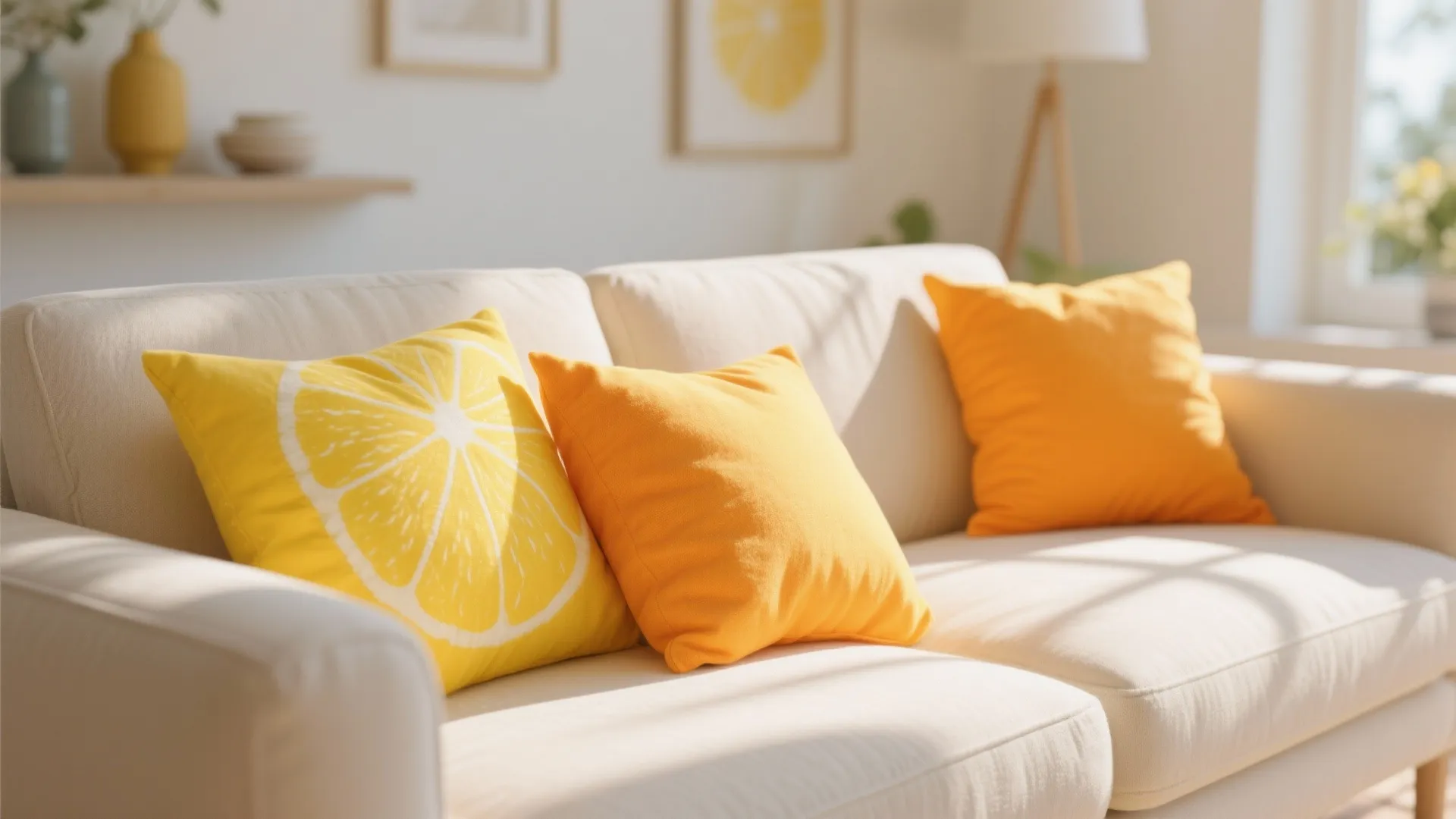 2. Pops of Citrus Colors