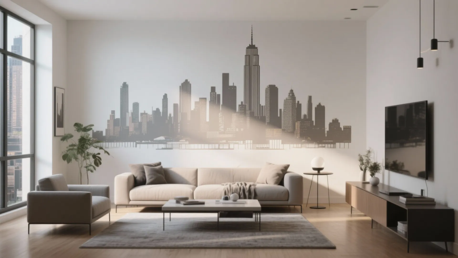 City Skyline Silhouettes