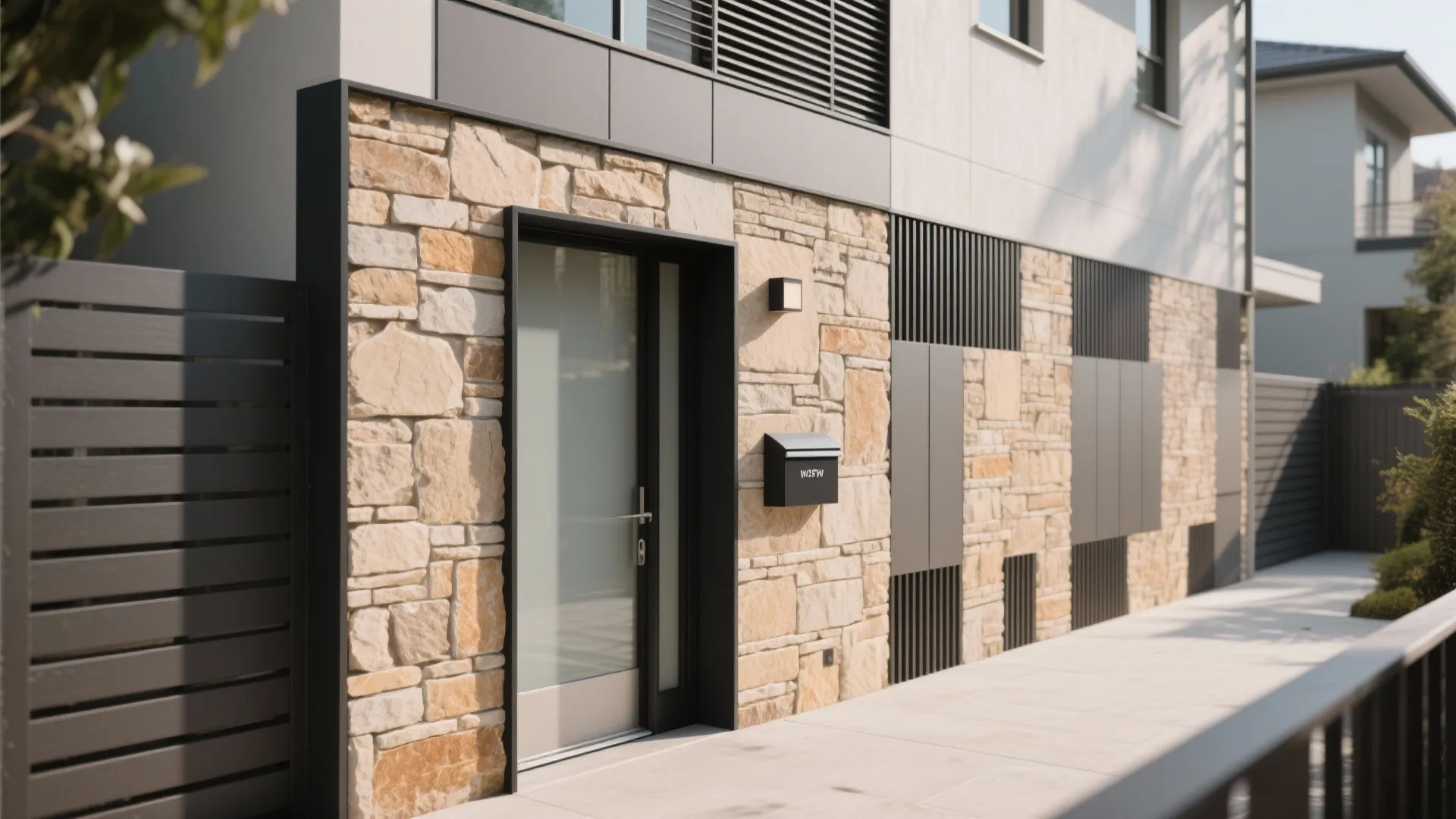 Textured Cladding and Layered Finishes