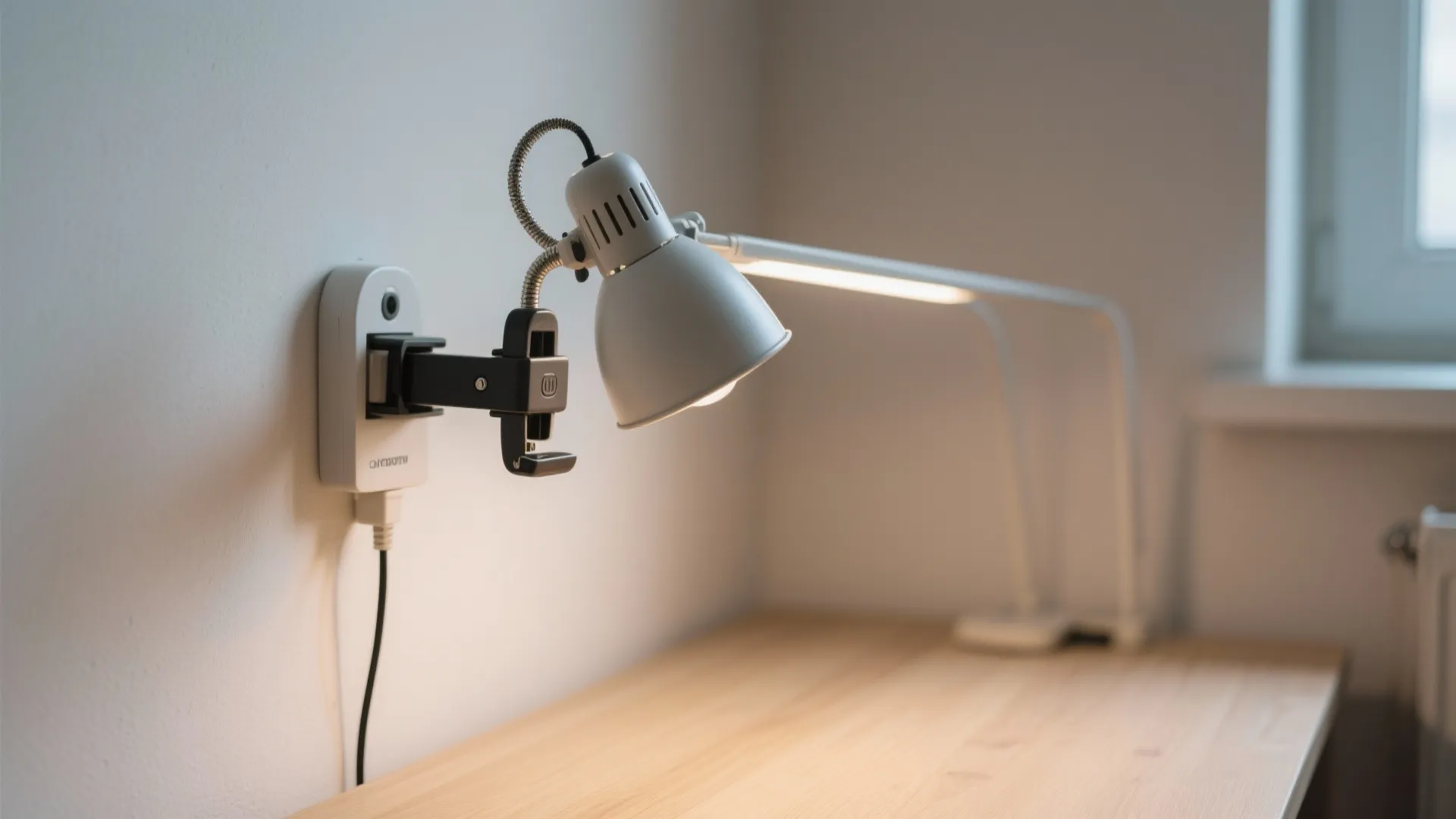 3. Clamp-On Lamps for Small Desks