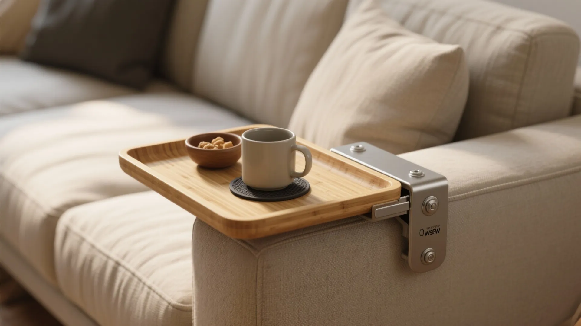 1. Clamp-on Tray — The Instant Fix