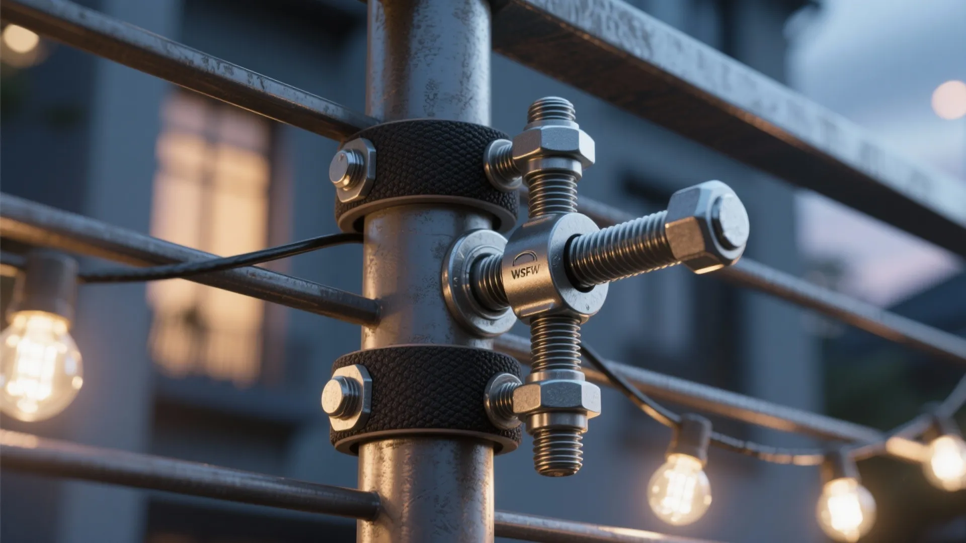 4. Clamp-to-Railing Pole