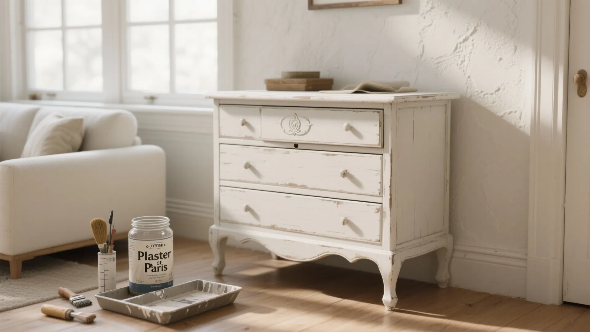 1. Plaster of Paris + Acrylic Latex (the classic)