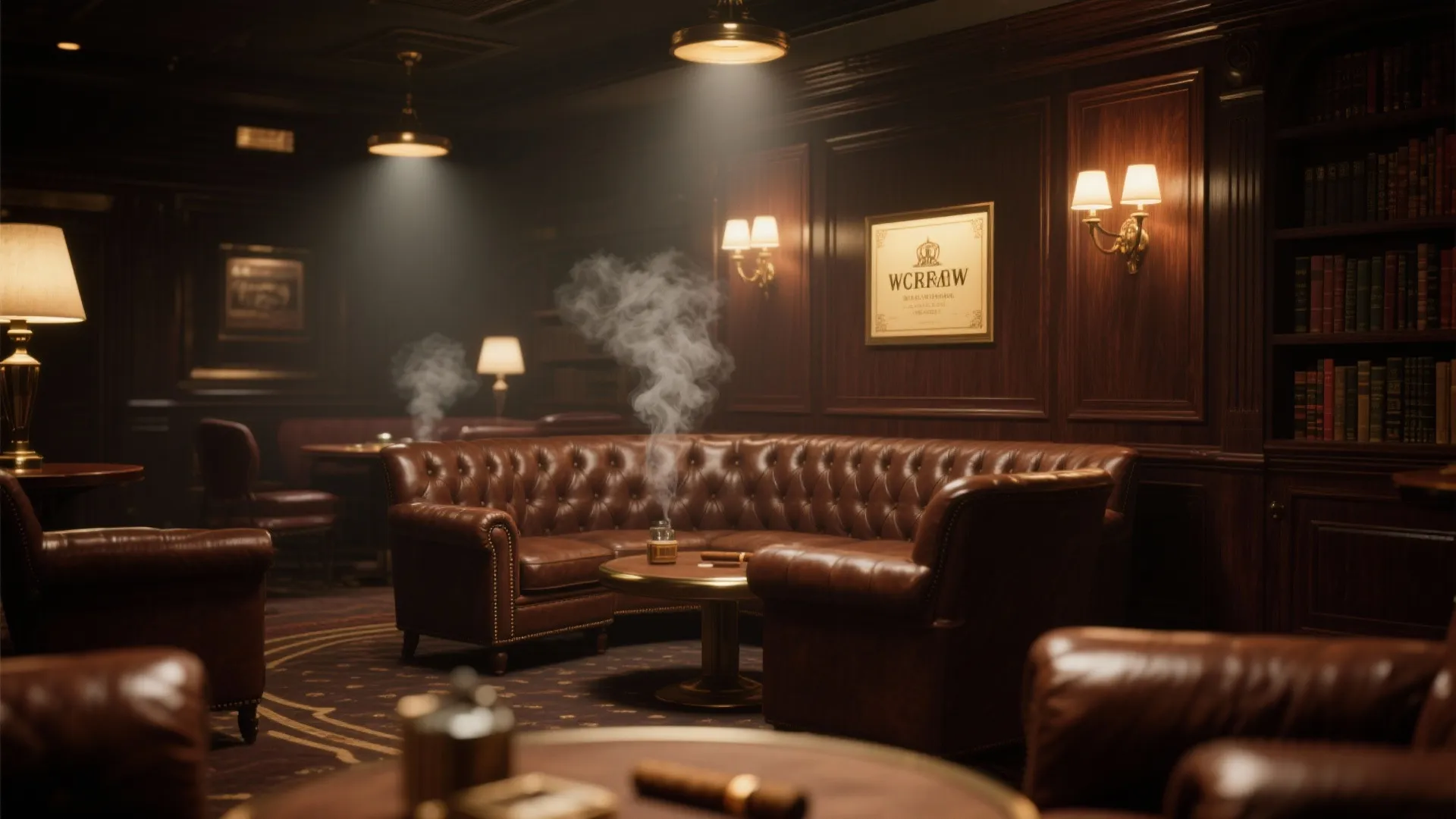 1. Classic Cigar Lounge Vibes
