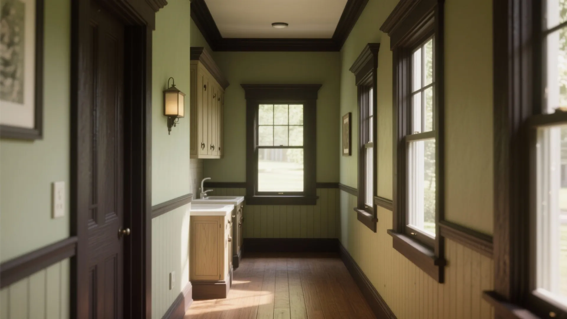 1. Classic Earth Tones with Deep Trim