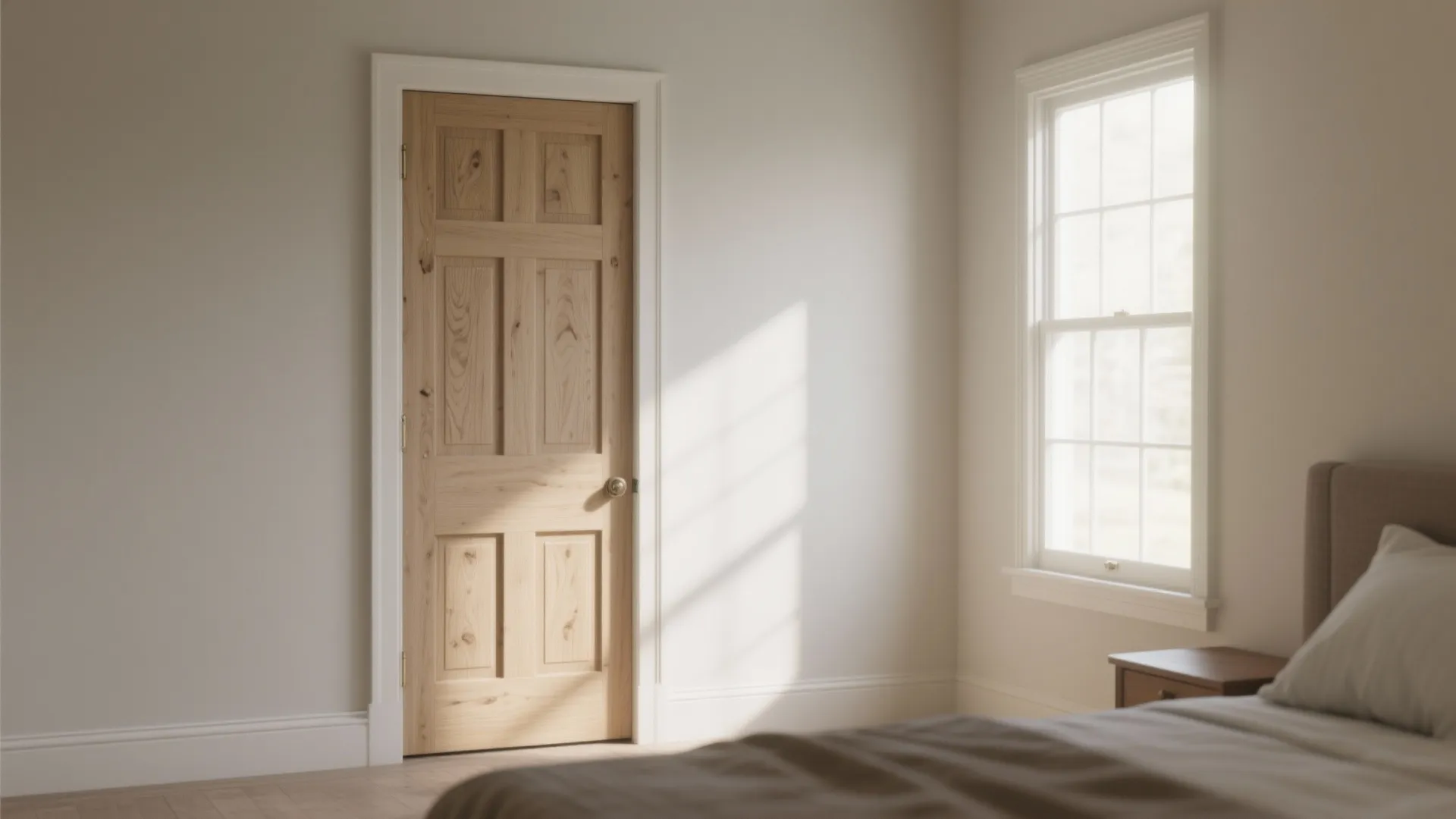 Classic Paneled Wood Door