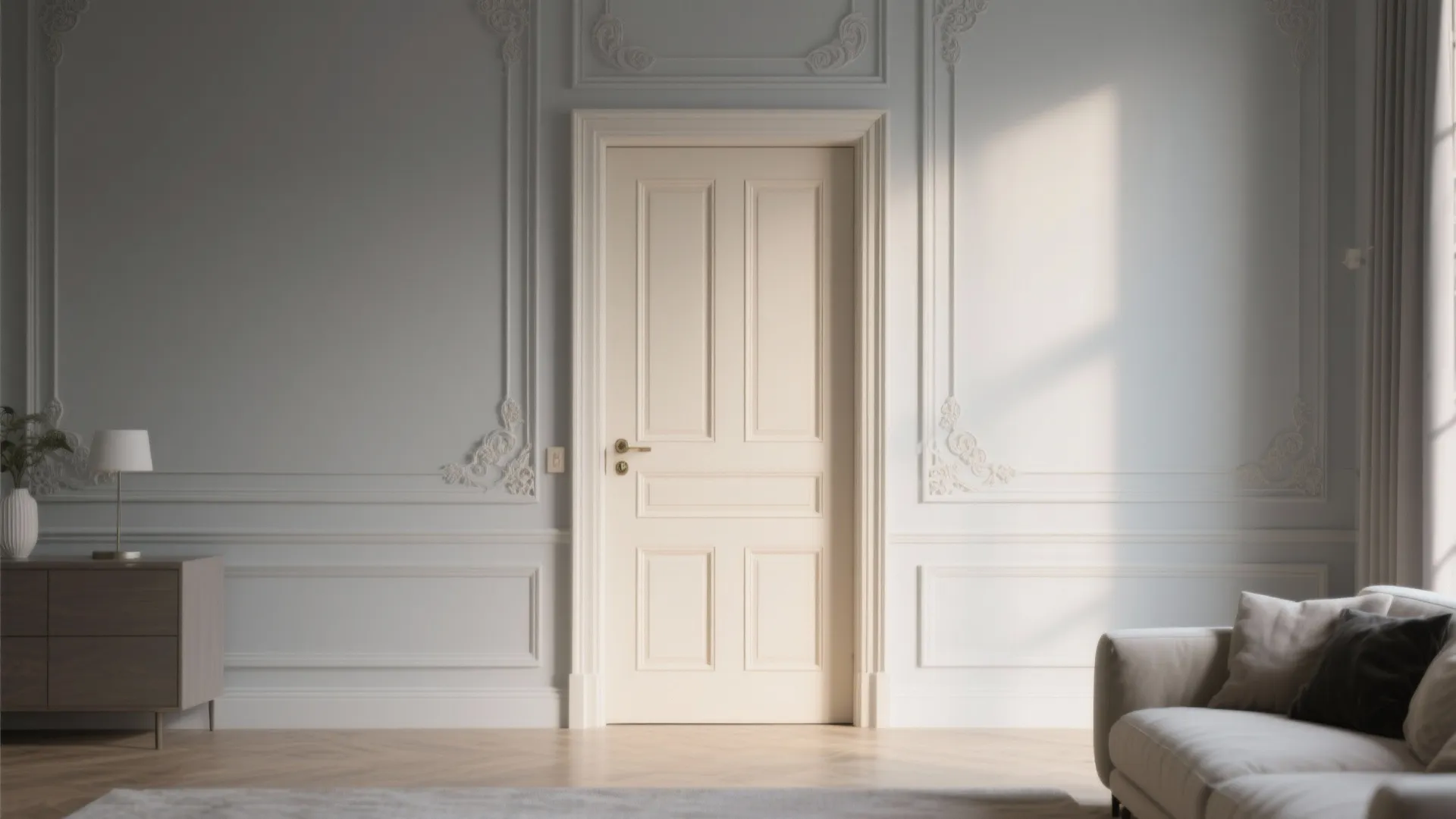 Classic paneled doors