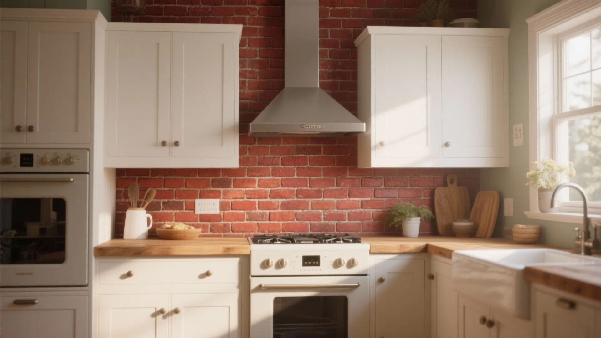 1. Classic Red Brick Warmth