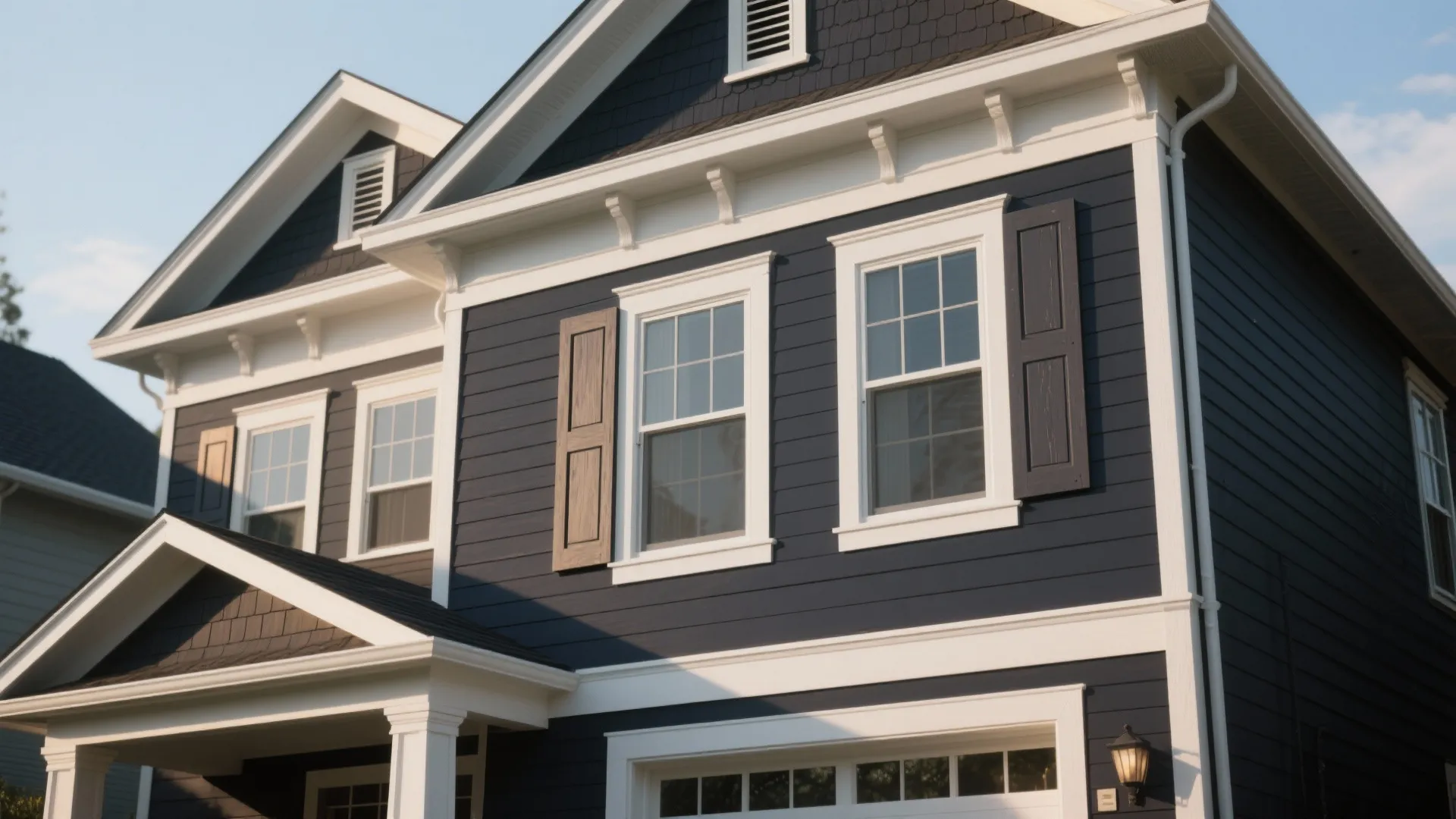 2. Classic Two-Tone with Trim Contrast