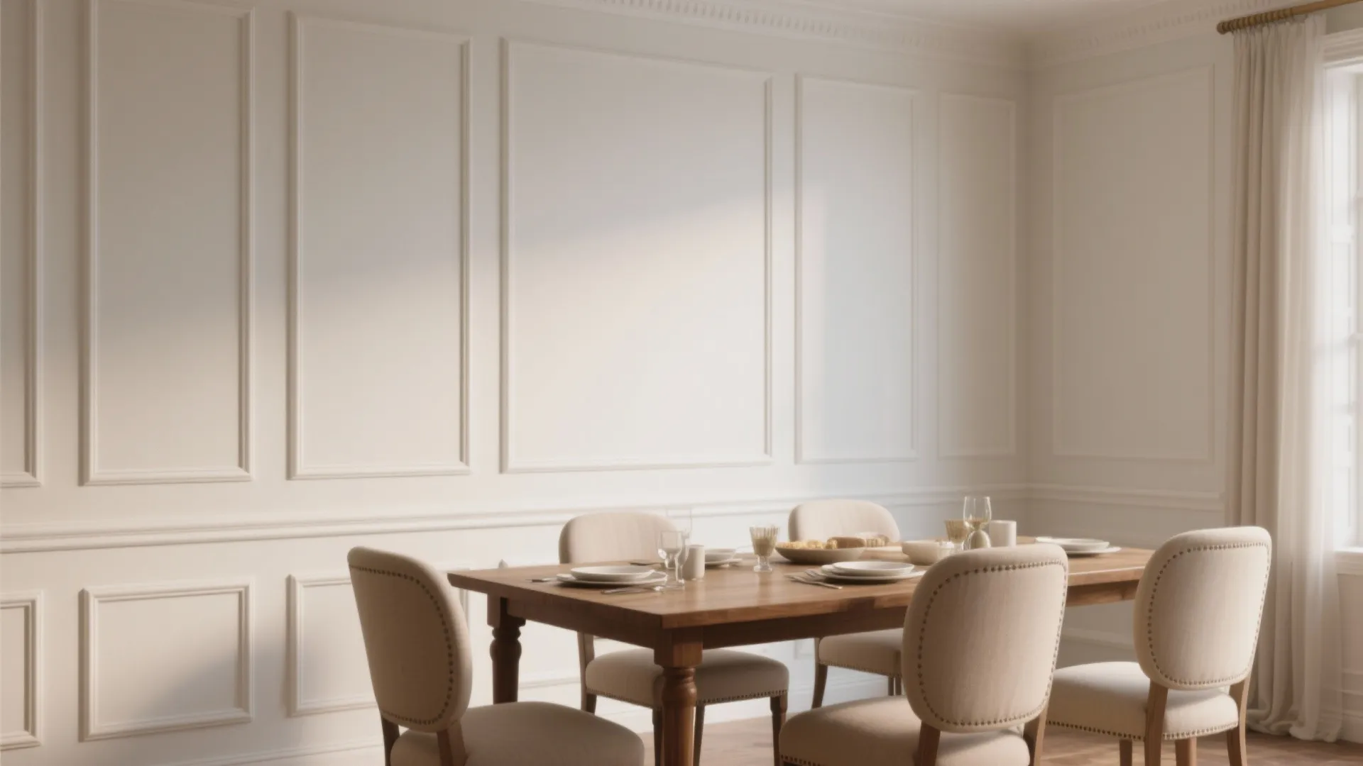 1. Classic Wainscoting