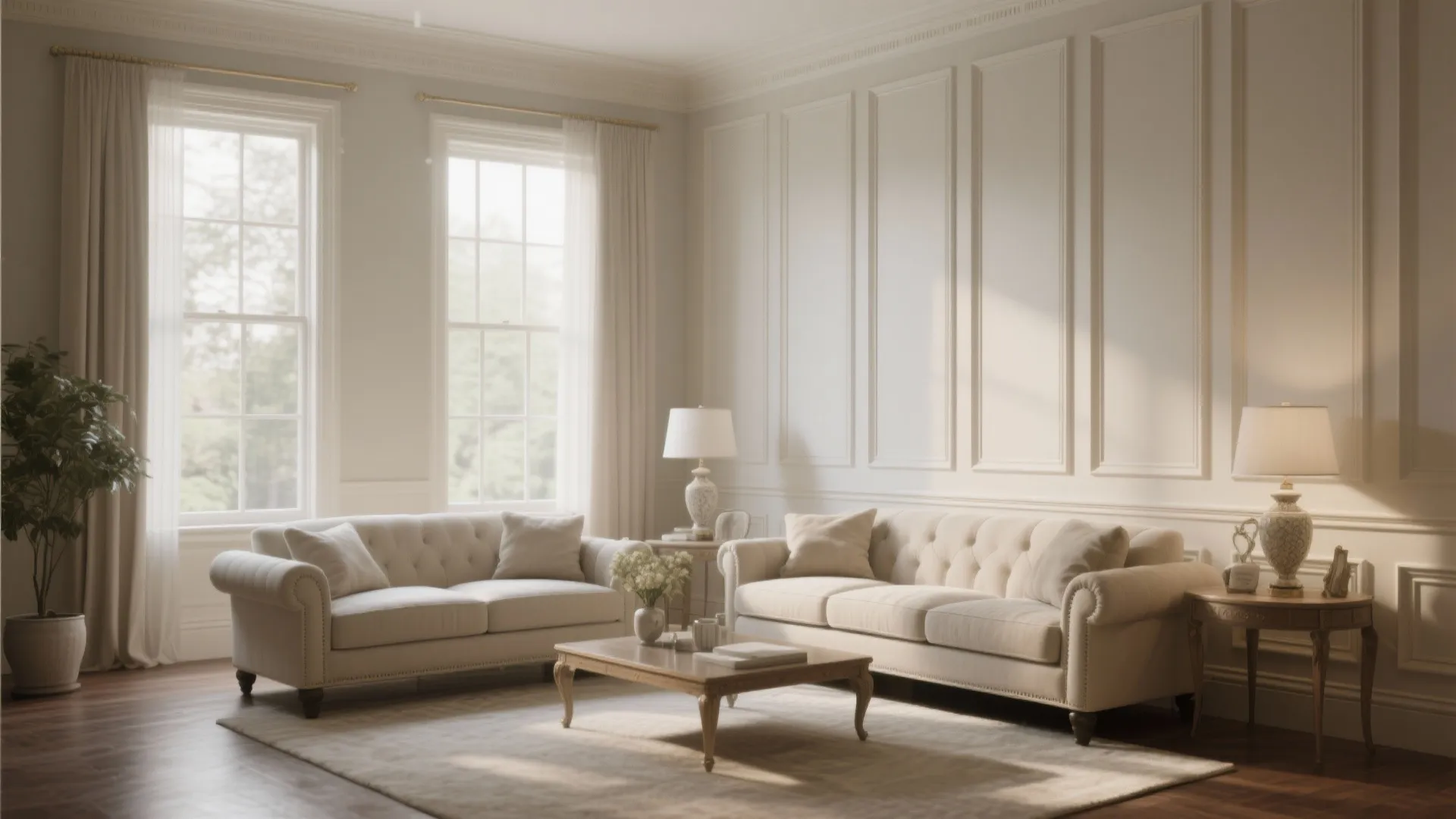 1. Classic Wainscoting for Timeless Charm