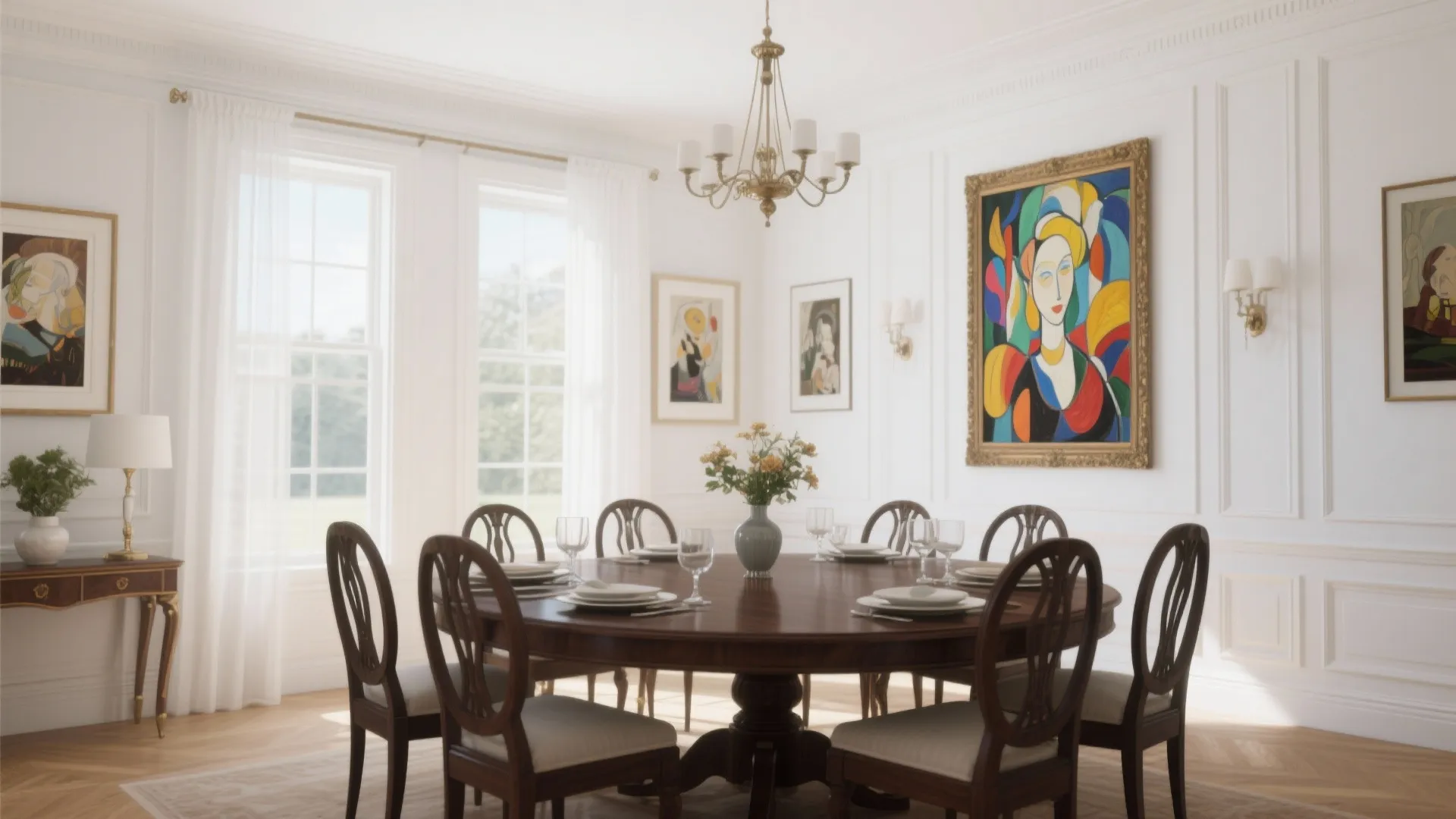 Tip 5: Classic White with Contrasts