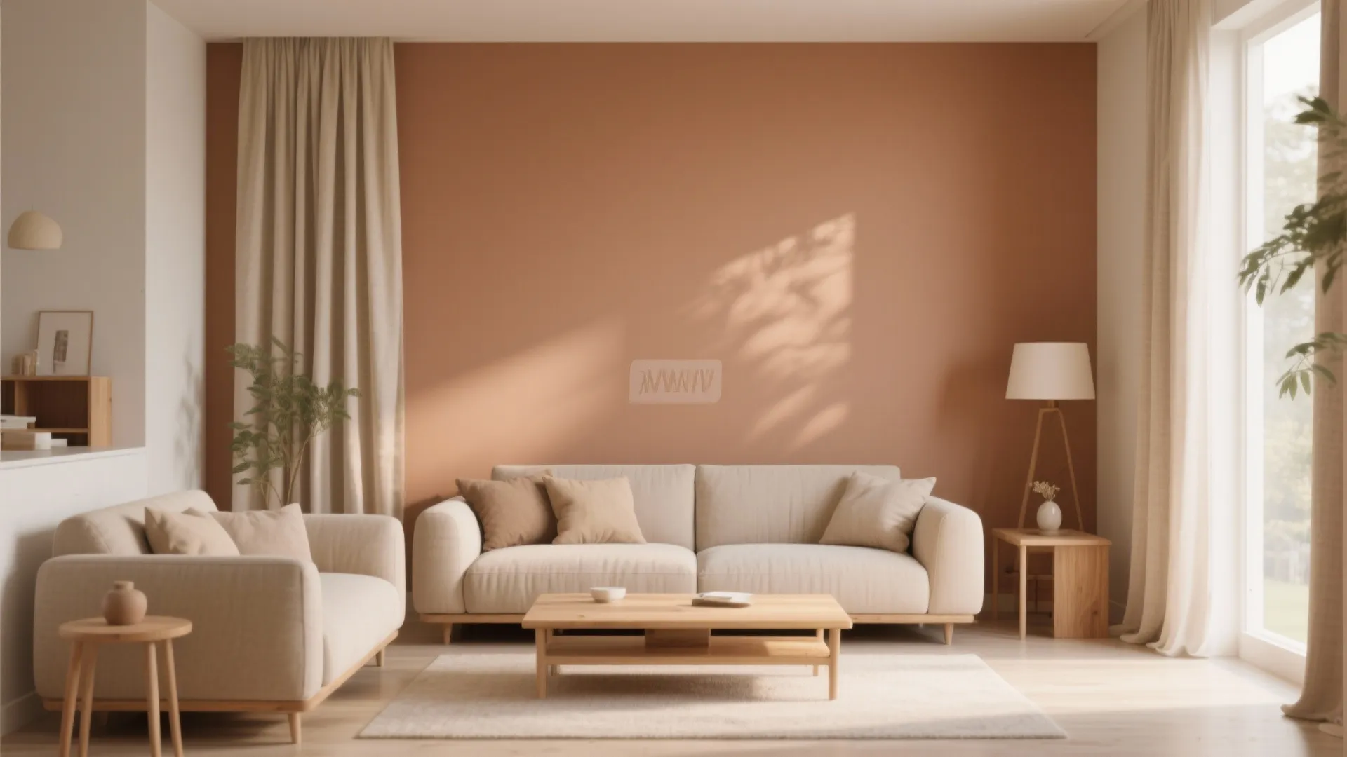 1. Neutral Clay Tones on the Walls