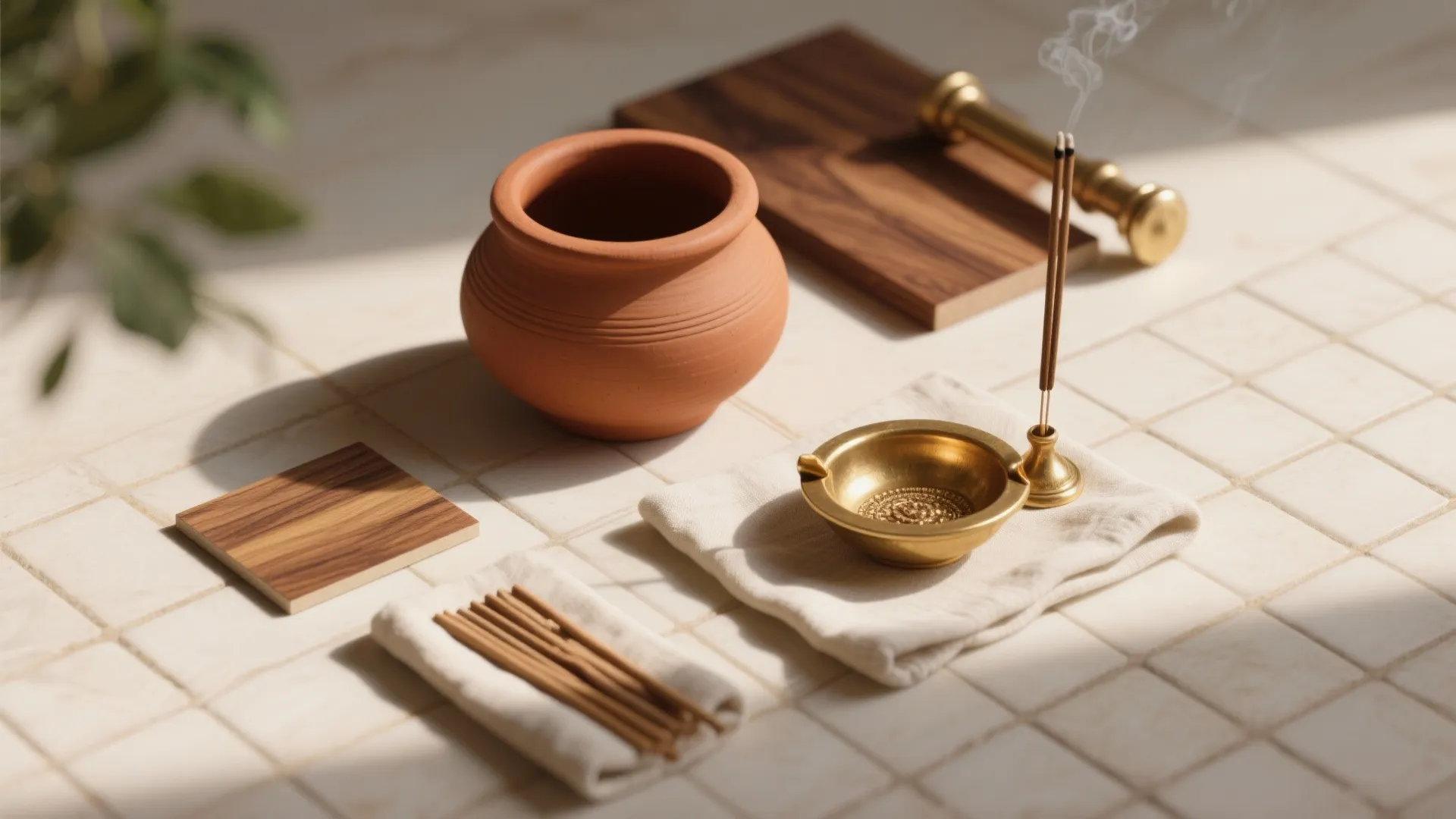 Devotional Minimalism for the Tulasi Altar