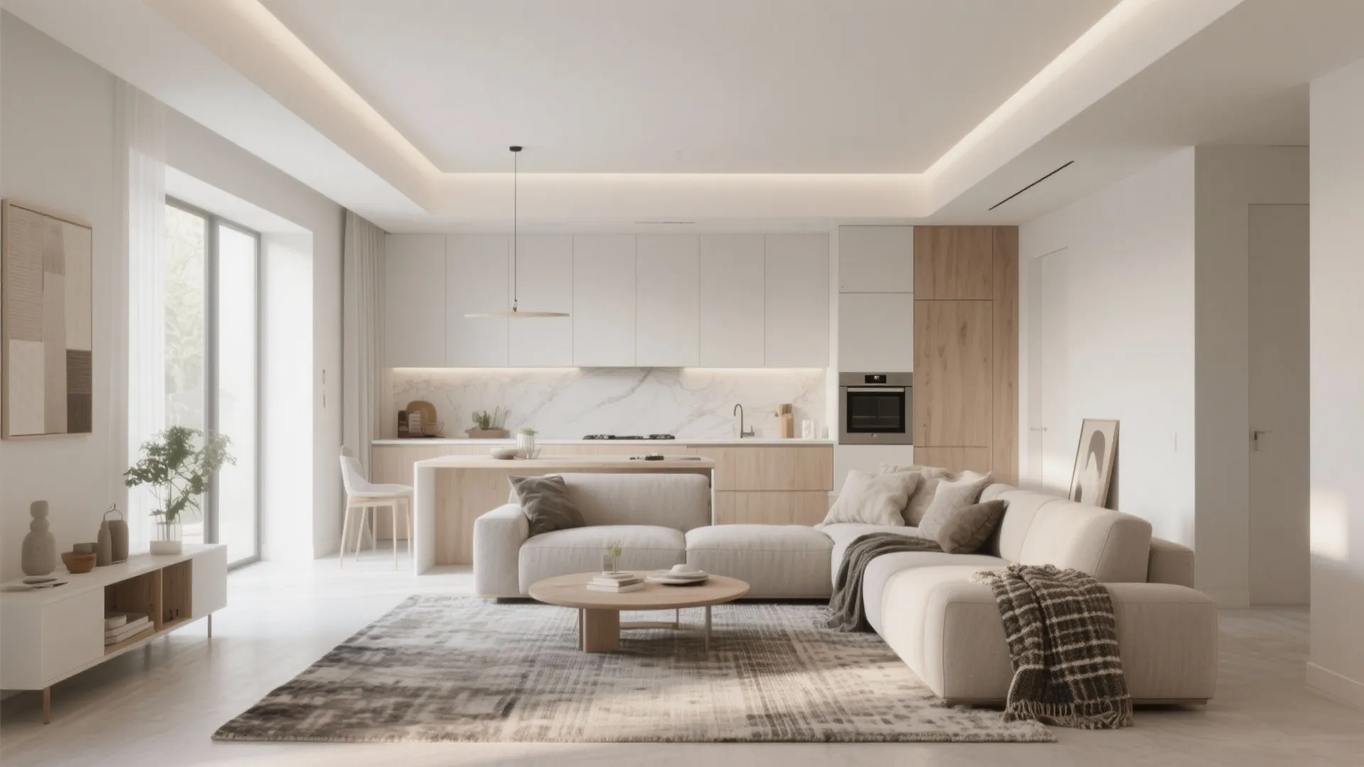 3. Clean Greige & Warm Whites