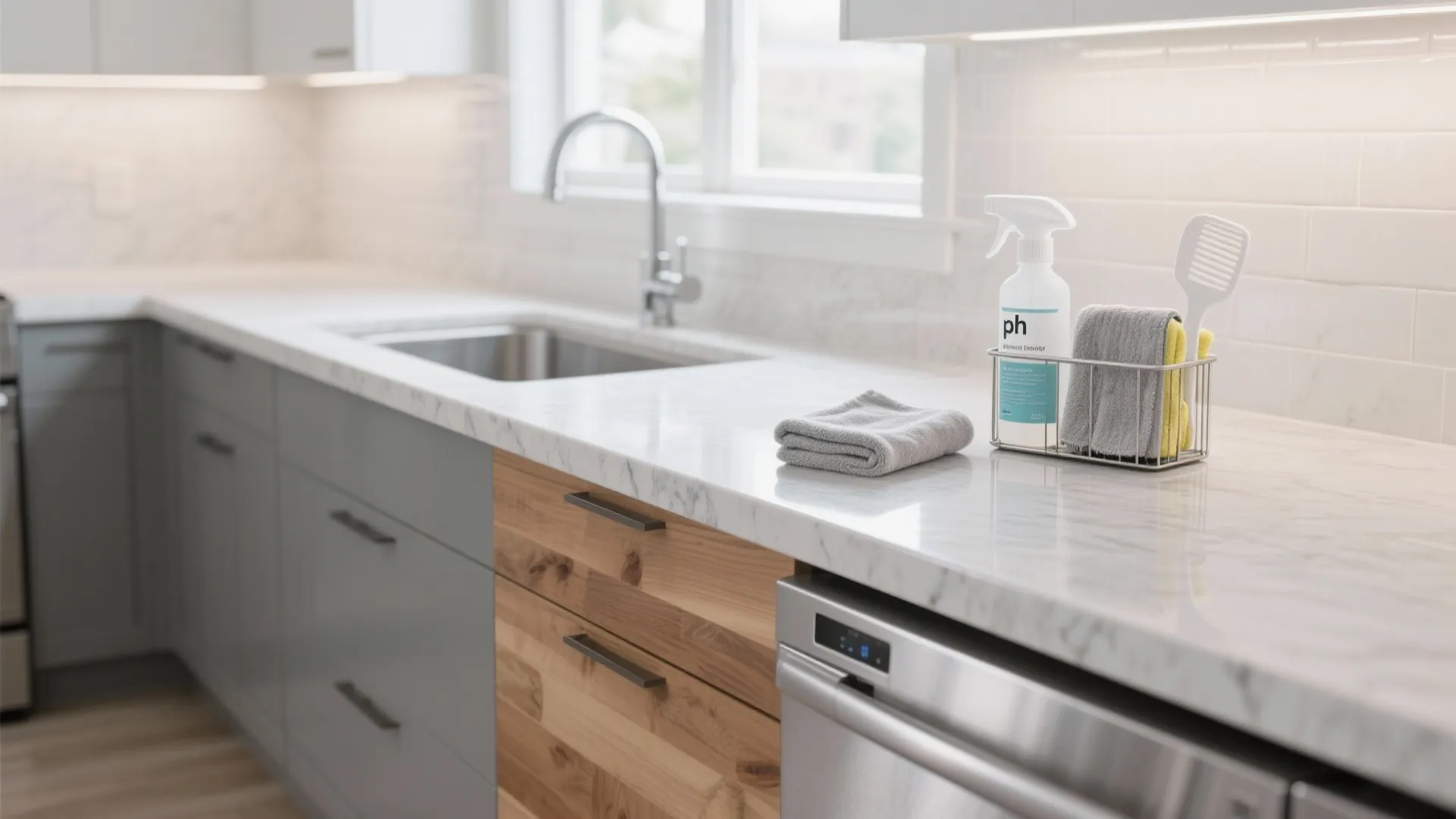 Kitchen Surface Cleaner: My Top Tips for Sparkling Results: 1 Minute to a Spotless Counter: My Fast Kitchen Surface Cleaner Solutions