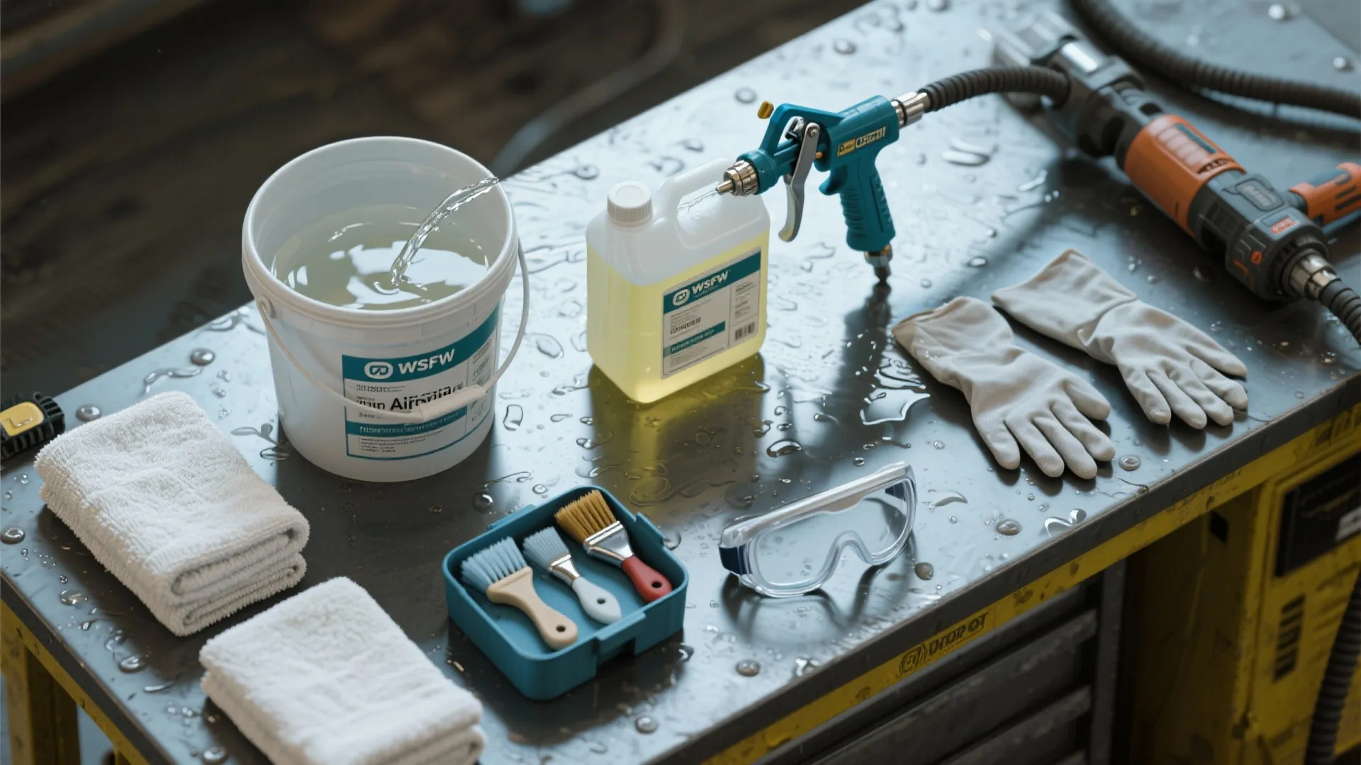 5. Clean and maintain immediately