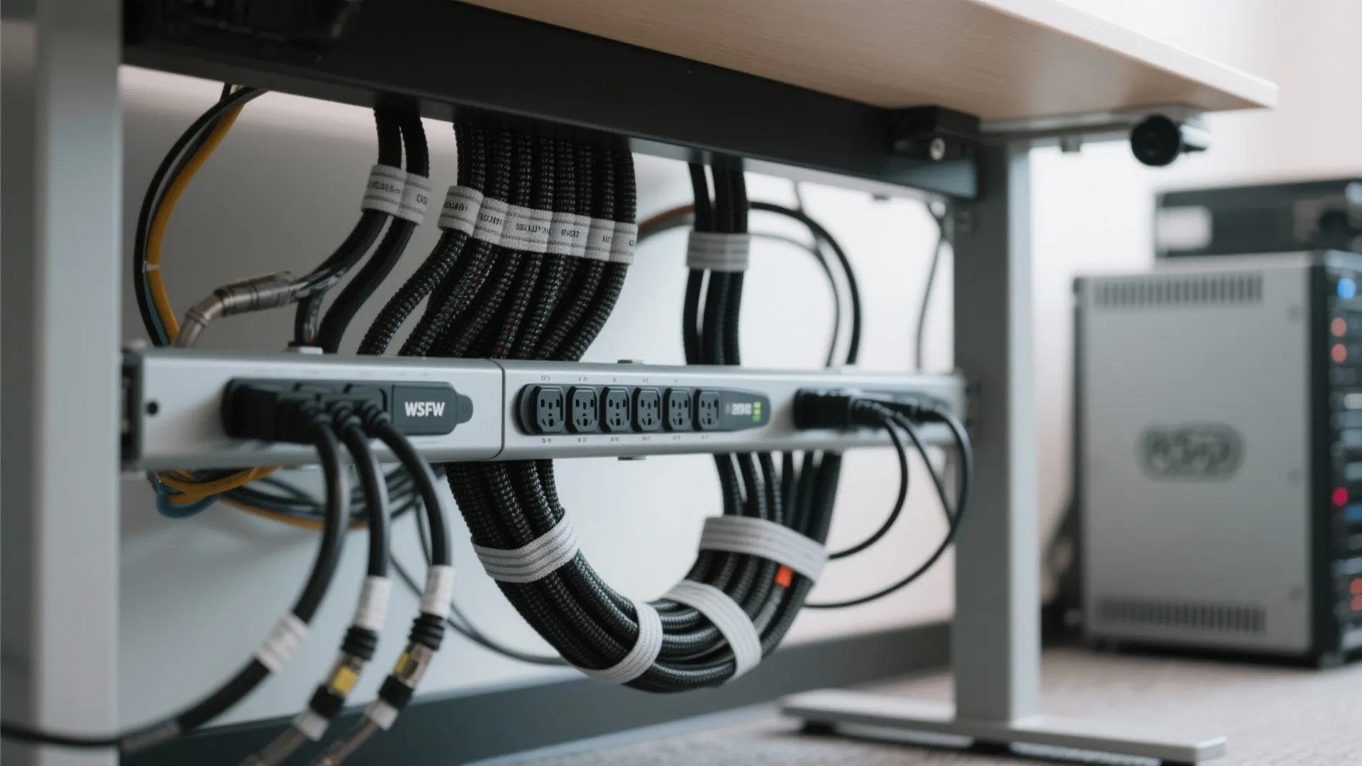 Cable hygiene and clean power for stable sessions