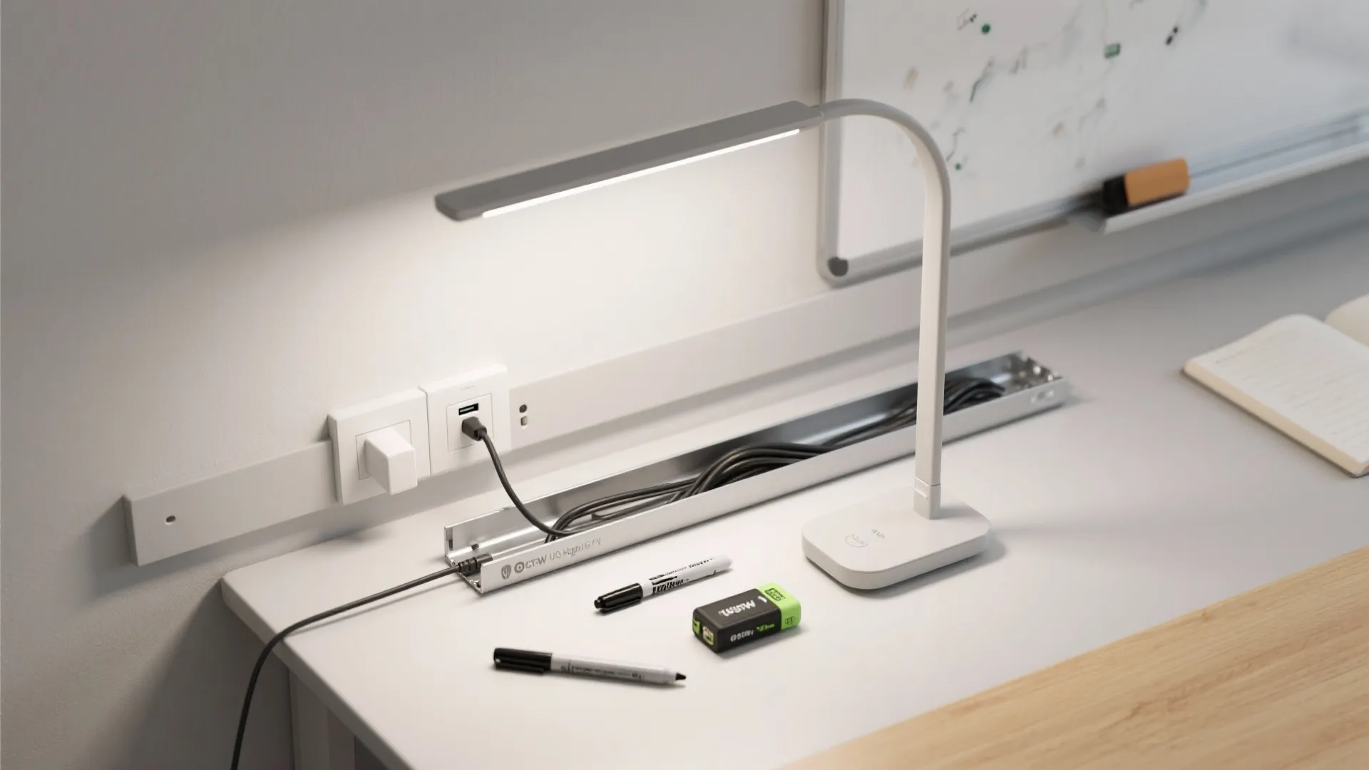 Tech That Disappears: Power, Task Lighting, and Writable Walls