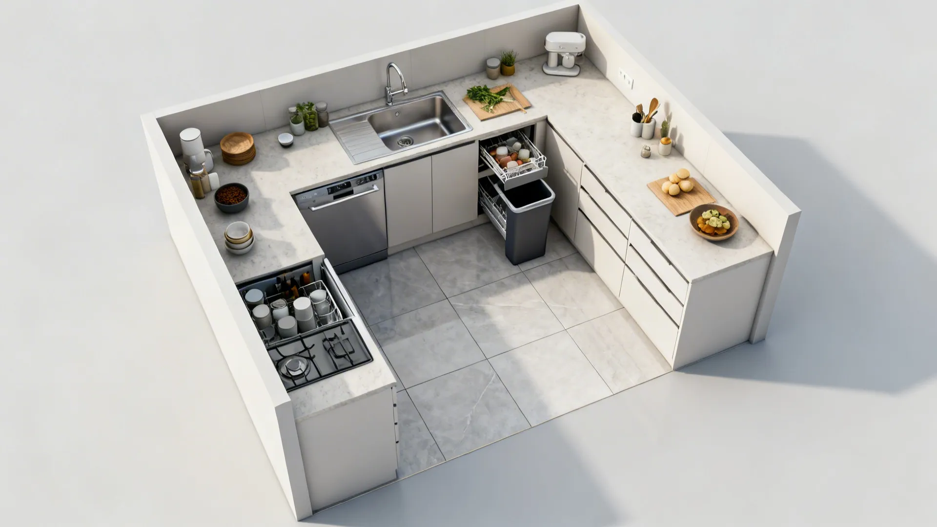 3) Smart Layouts That Contain Mess