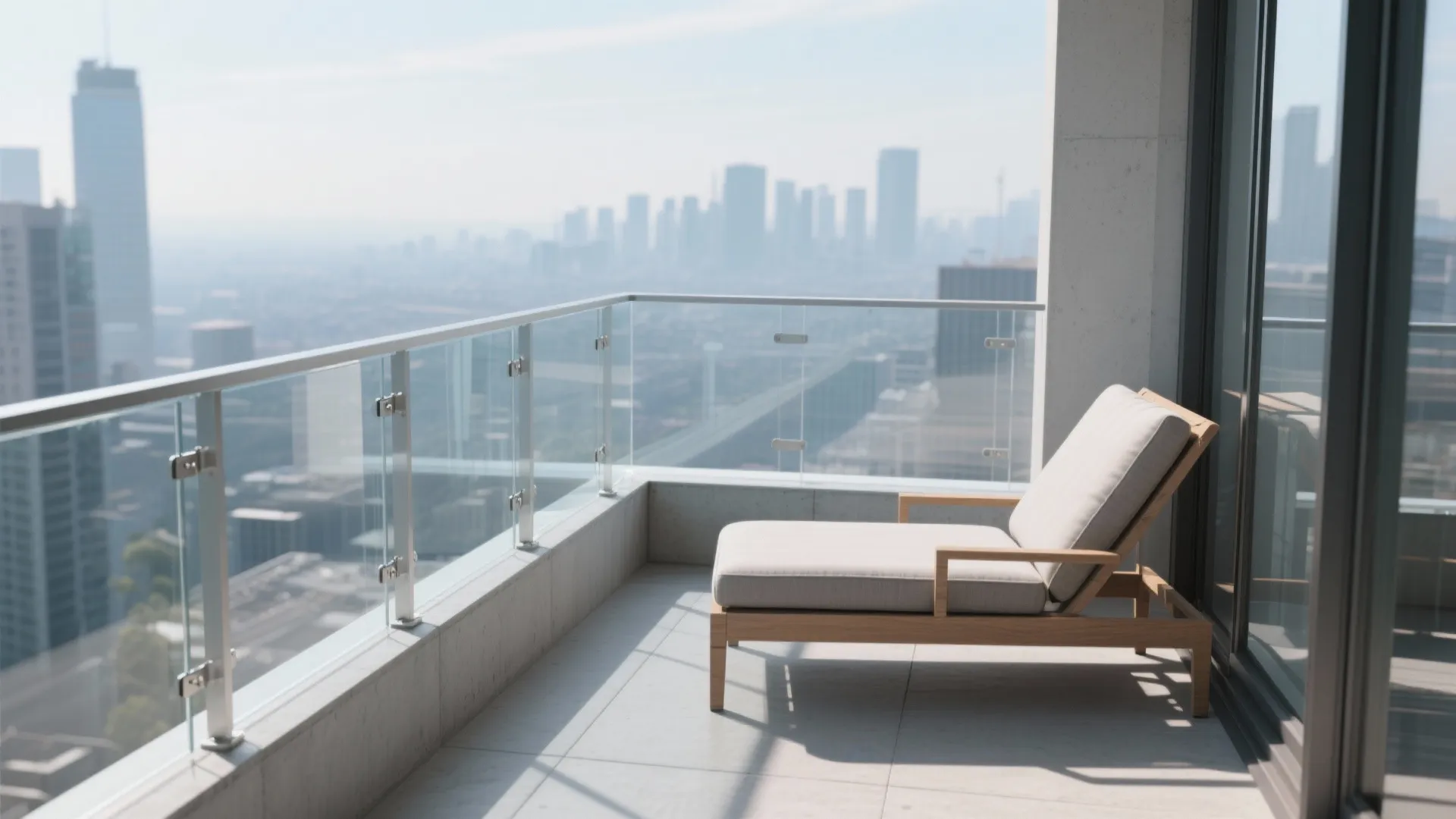 Clear balustrades and low-sill panoramas