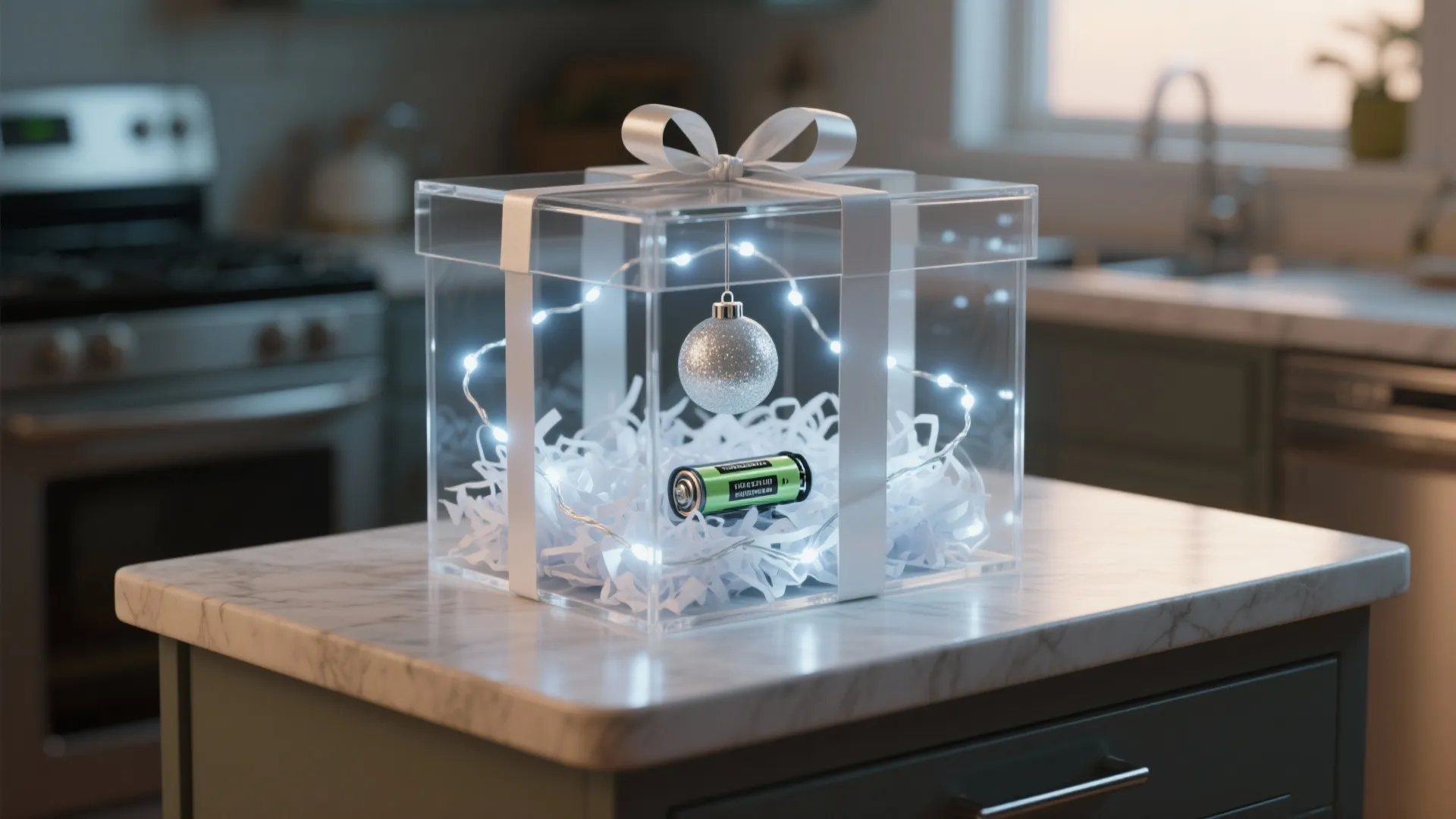 4. Clear Boxes with Layered Inserts