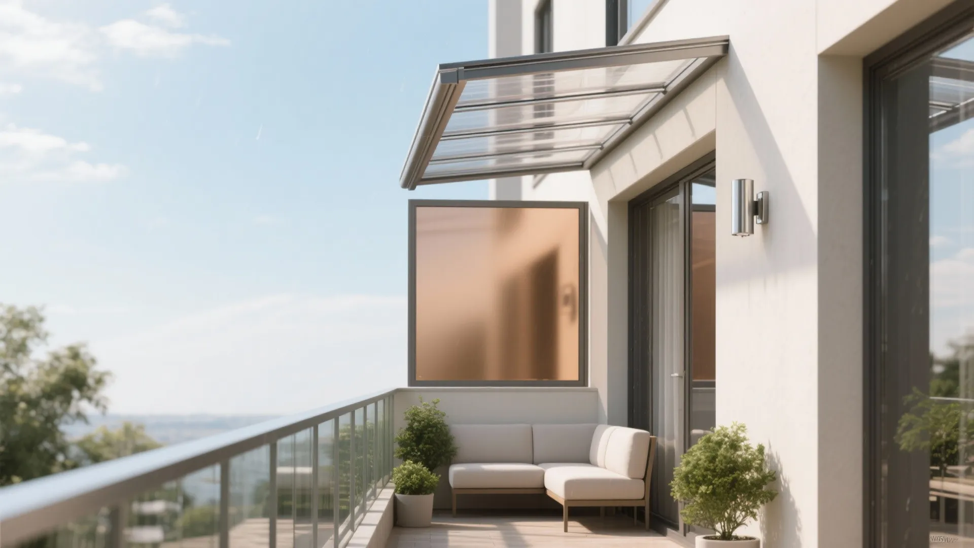 Clear canopy that keeps the light