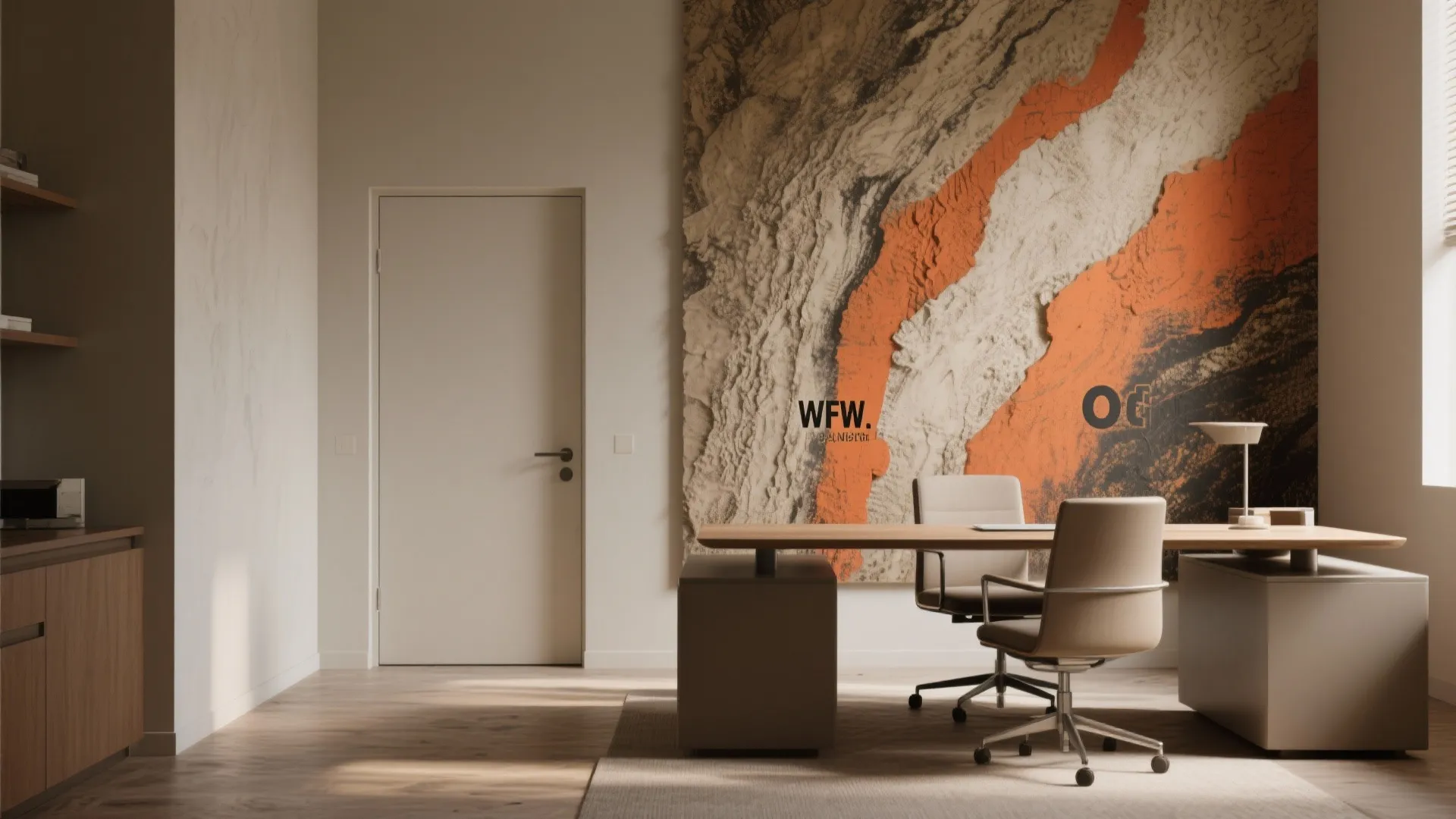 5. Clear circulation with a visual focal point