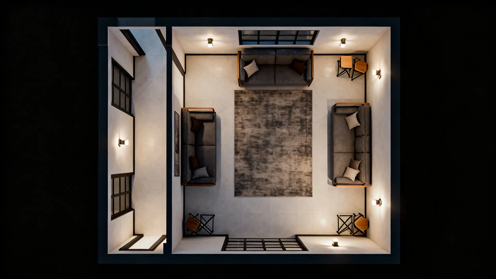 5. Keep circulation clear with clever layout tricks