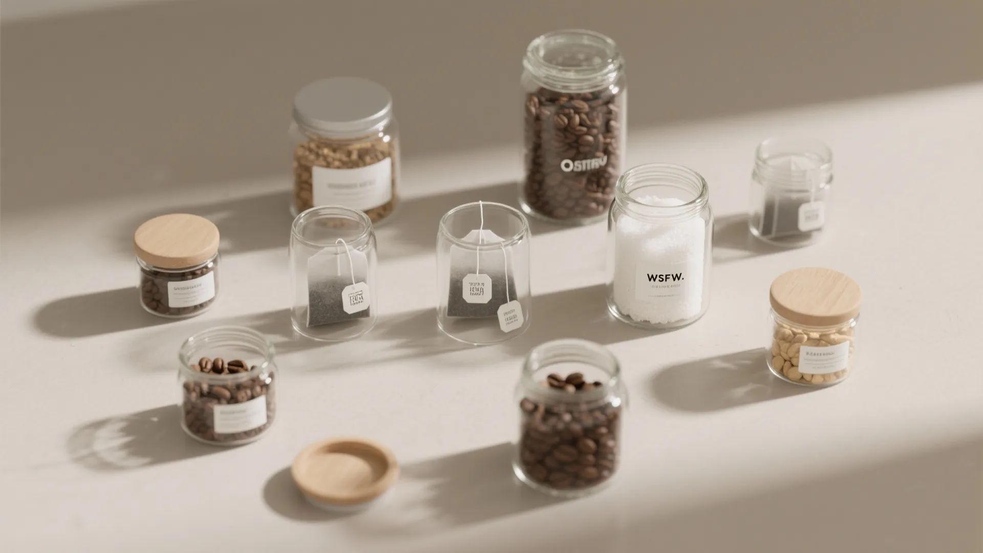 9. Clear Container Organization