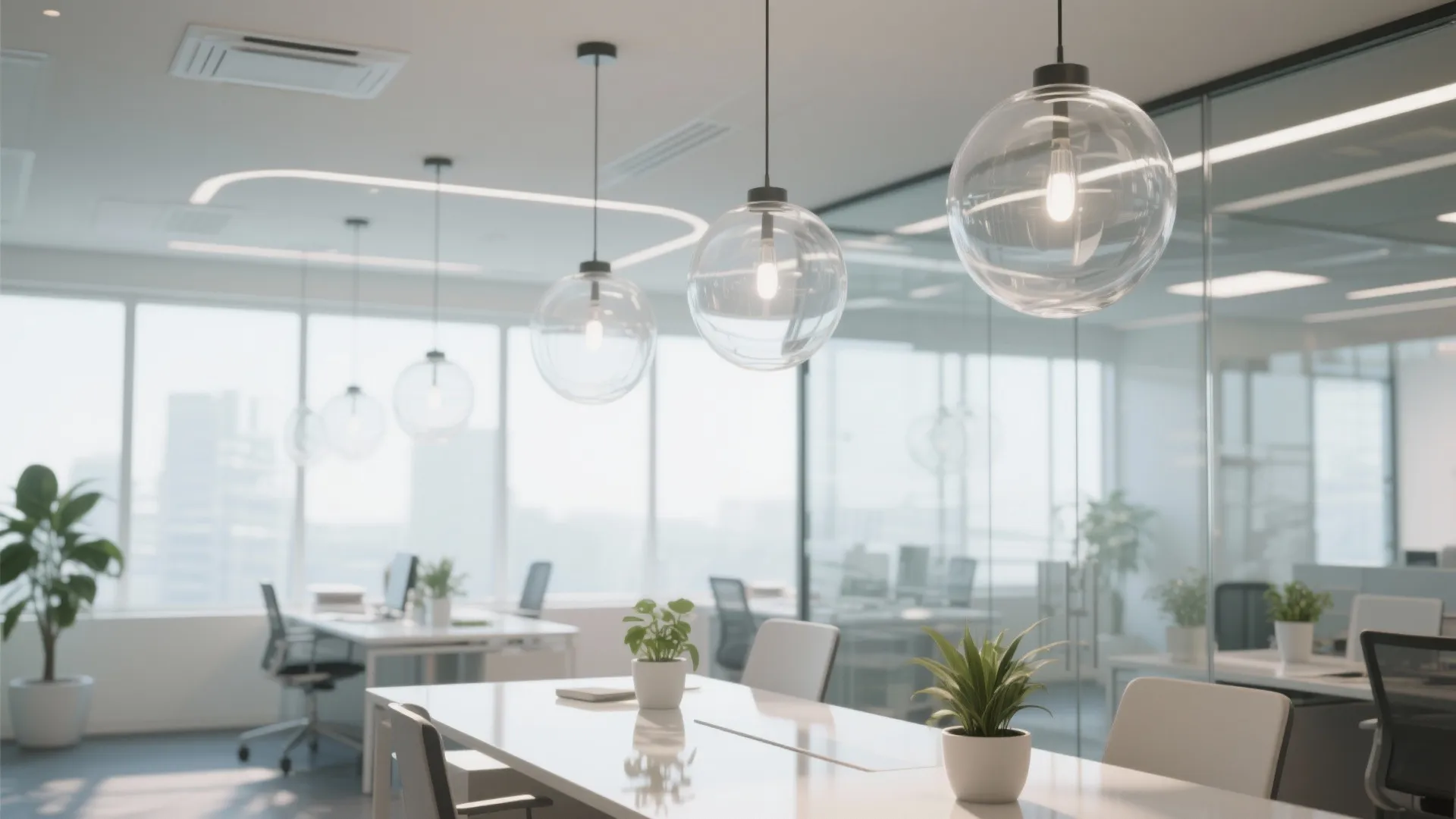 7. Clear Glass Globes