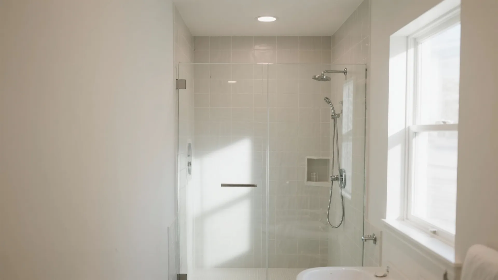 Idea 3: Walk-In Shower With Clear Glass