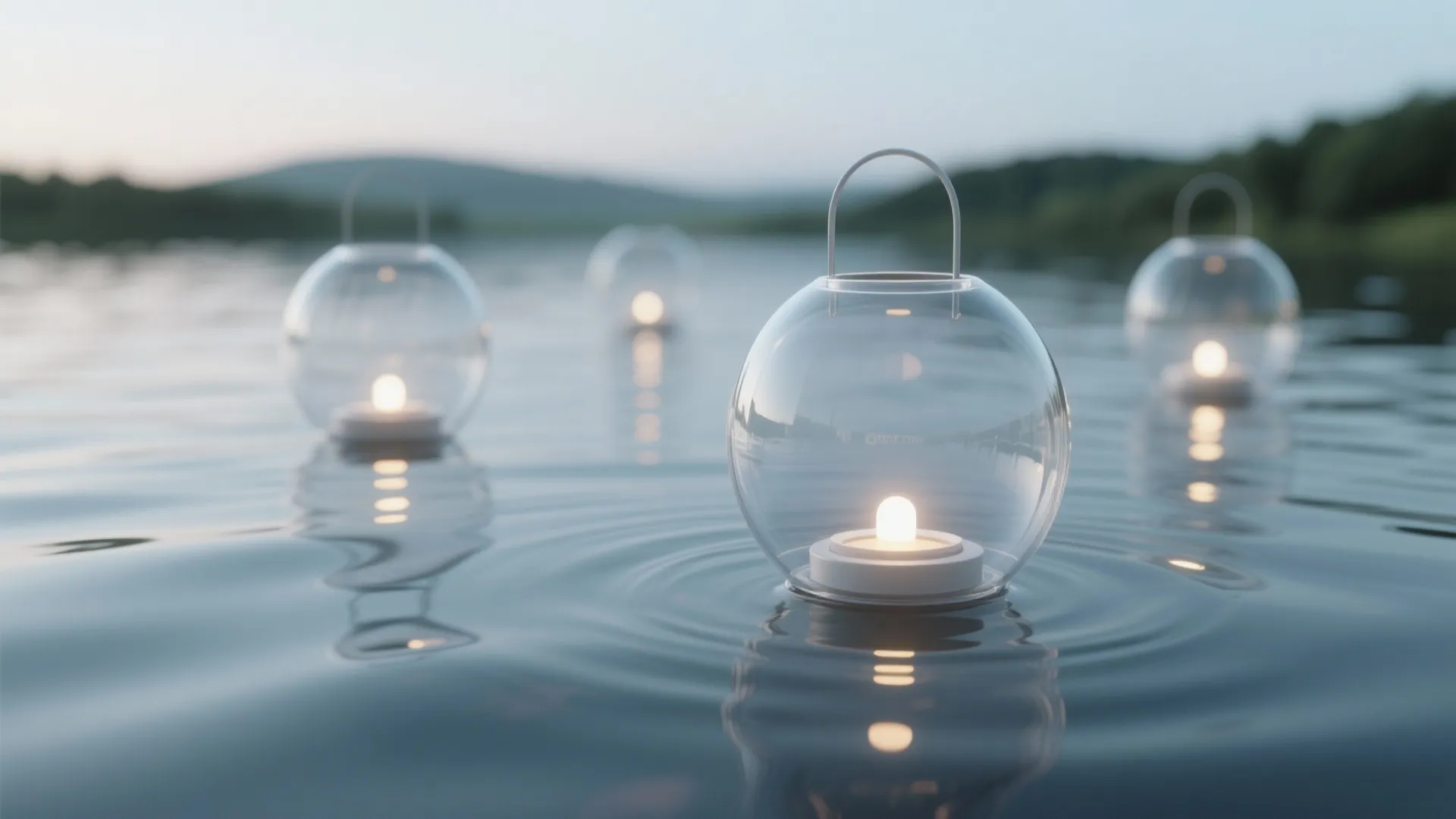 3. Minimalist Clear Globes