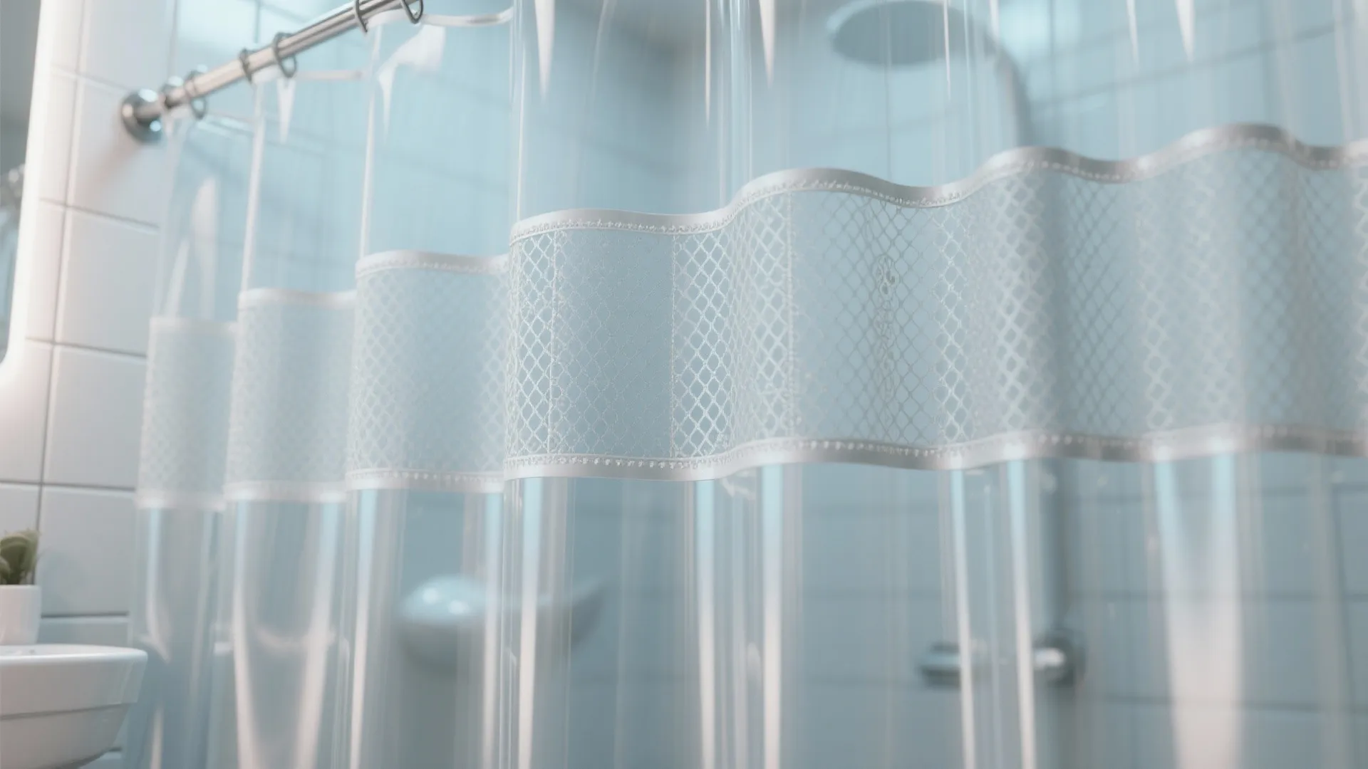 1. Clear with a Patterned Mesh Insert