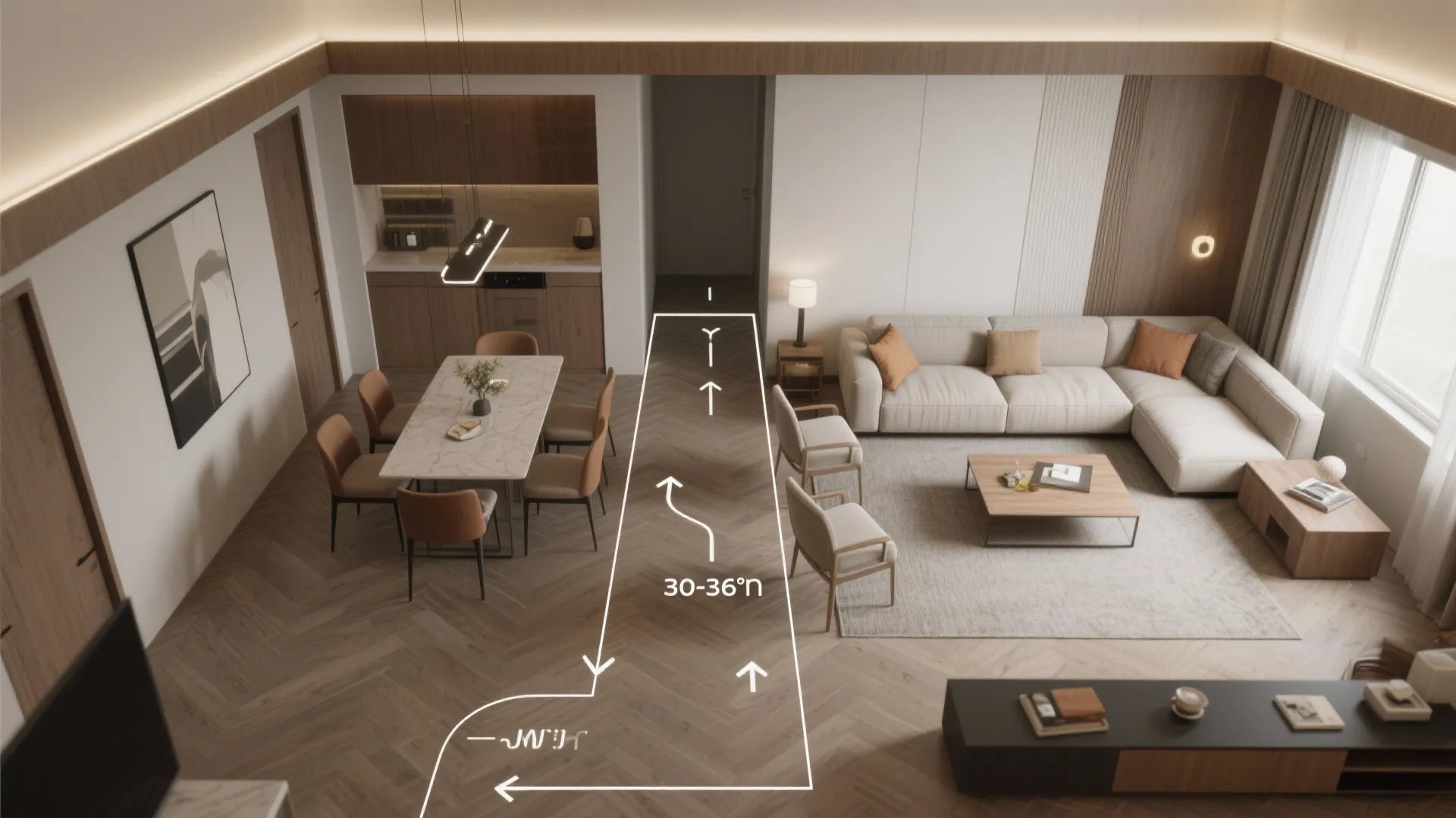 3. Create a clear traffic path