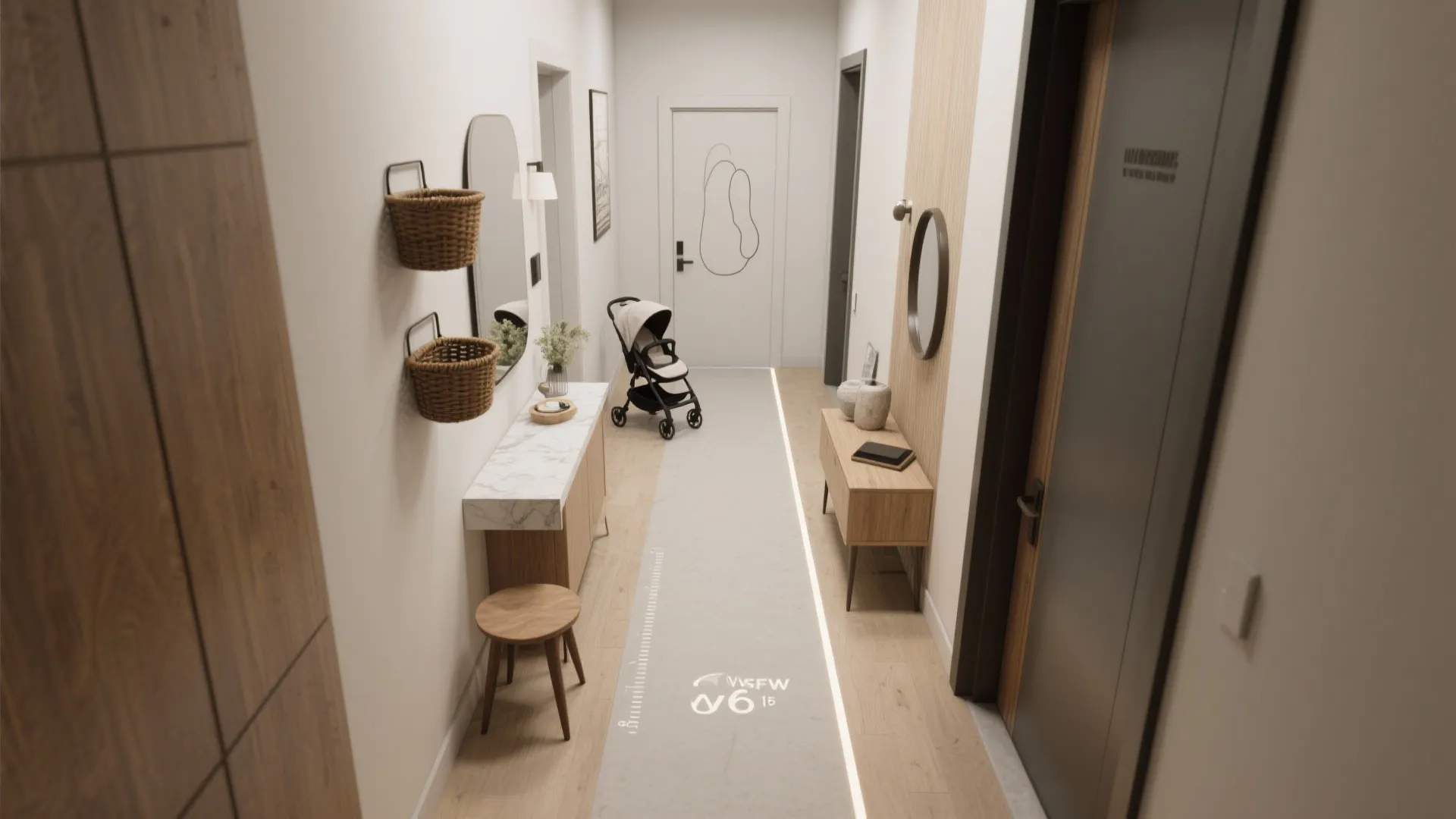 4. Clear sightlines with smart furniture placement