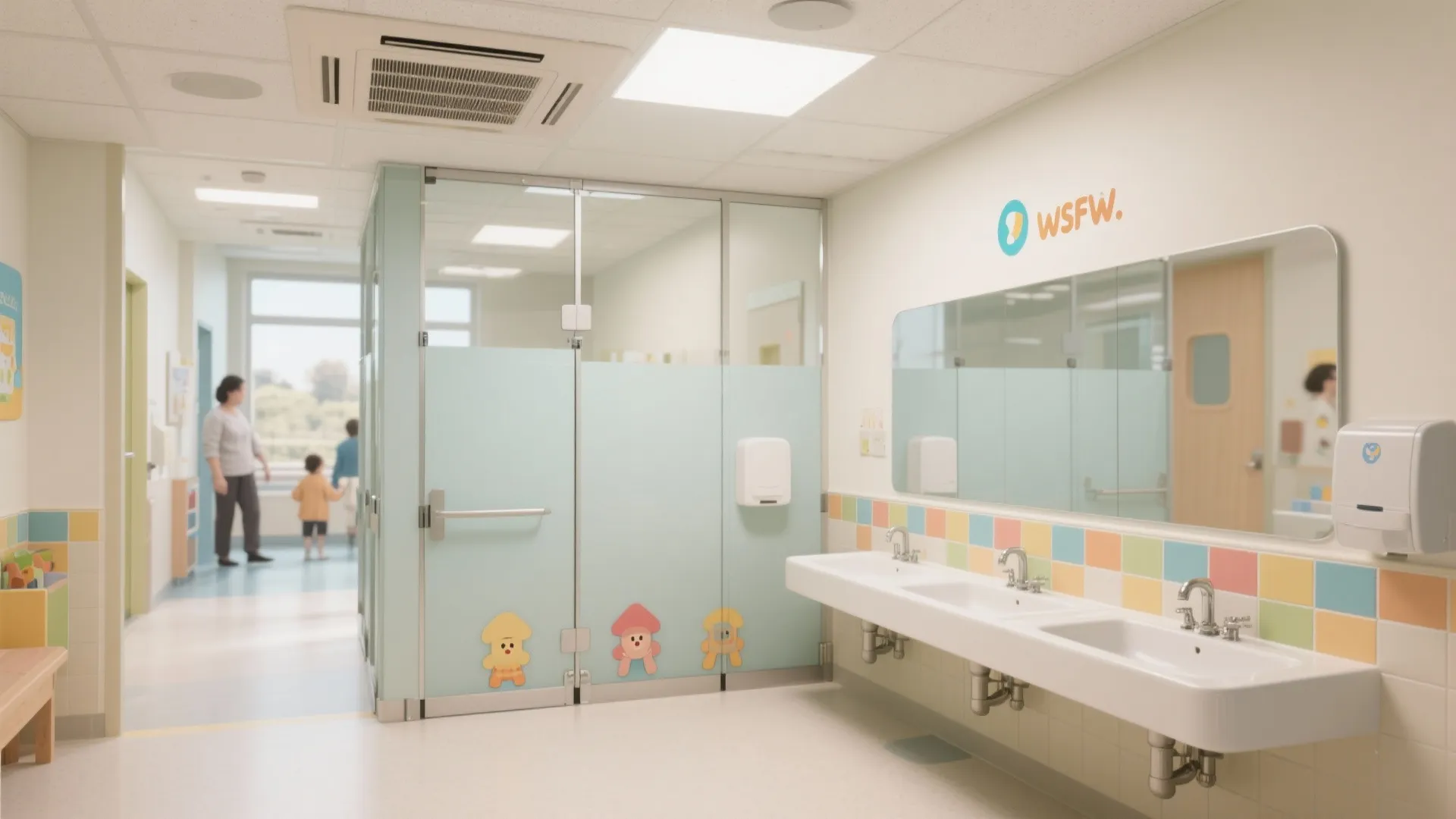 3. Clear sightlines and half-walls