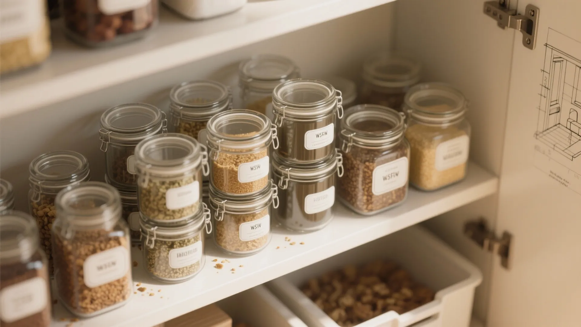 1. Clear, seal, and rethink storage