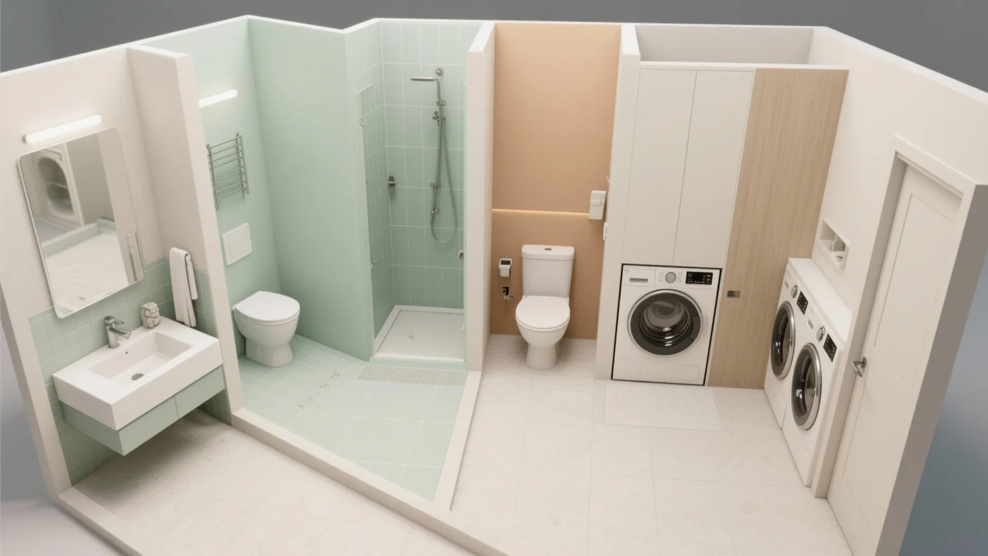 Tip 4: Keep clearances sacred and zone wet vs. dry