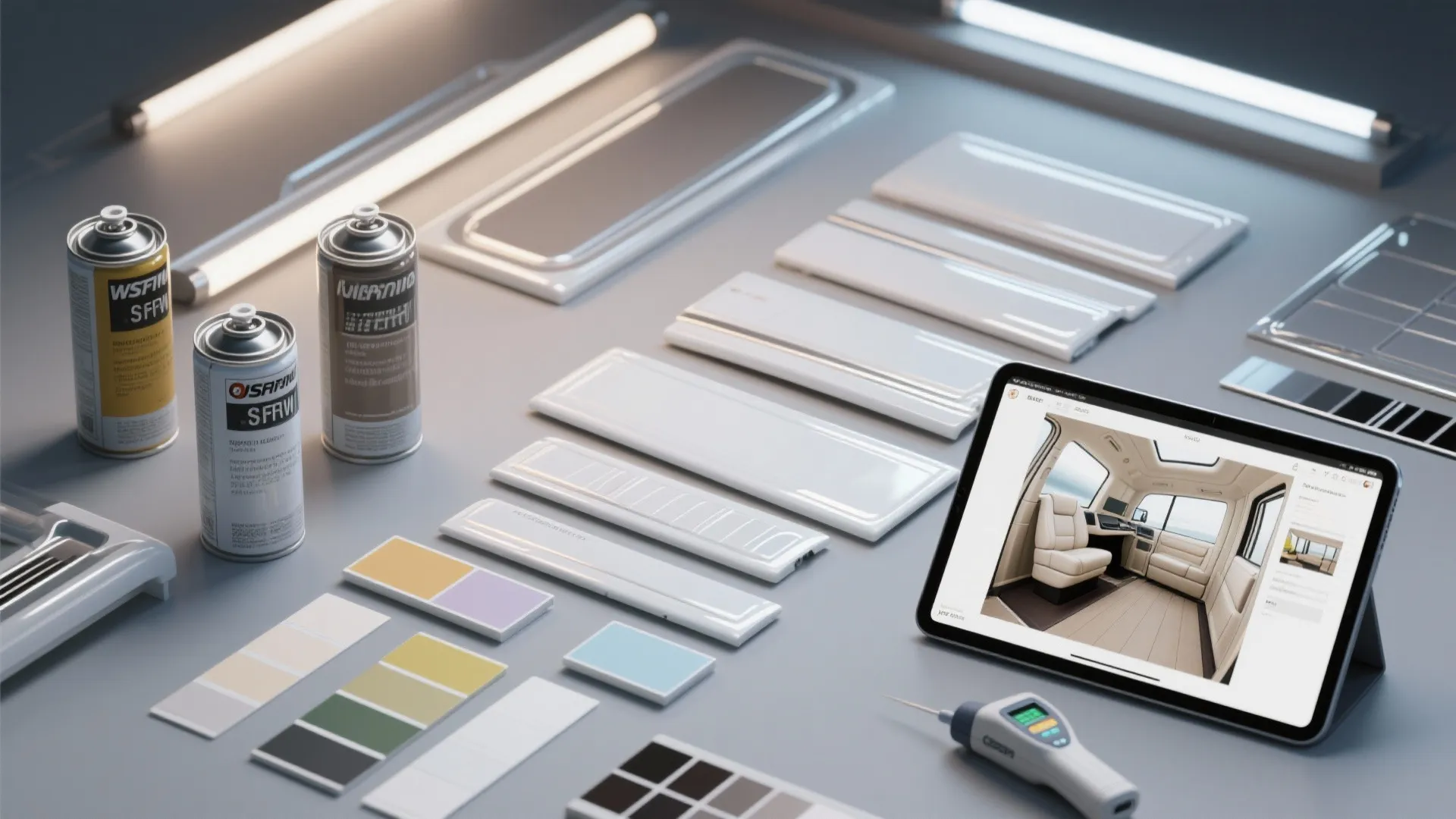 5. Protective clear coats and texture-matching