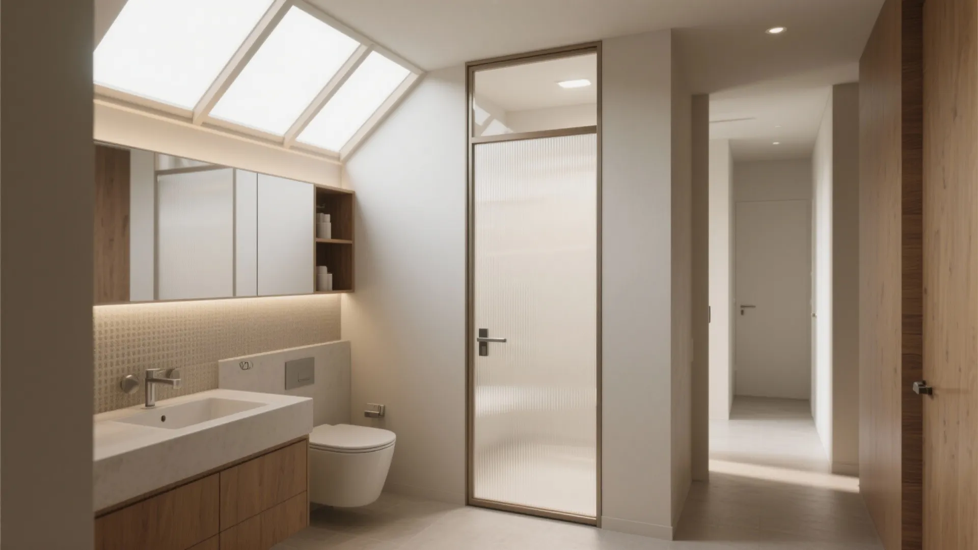 Clerestory Bands to Borrow Light from Adjacent Rooms