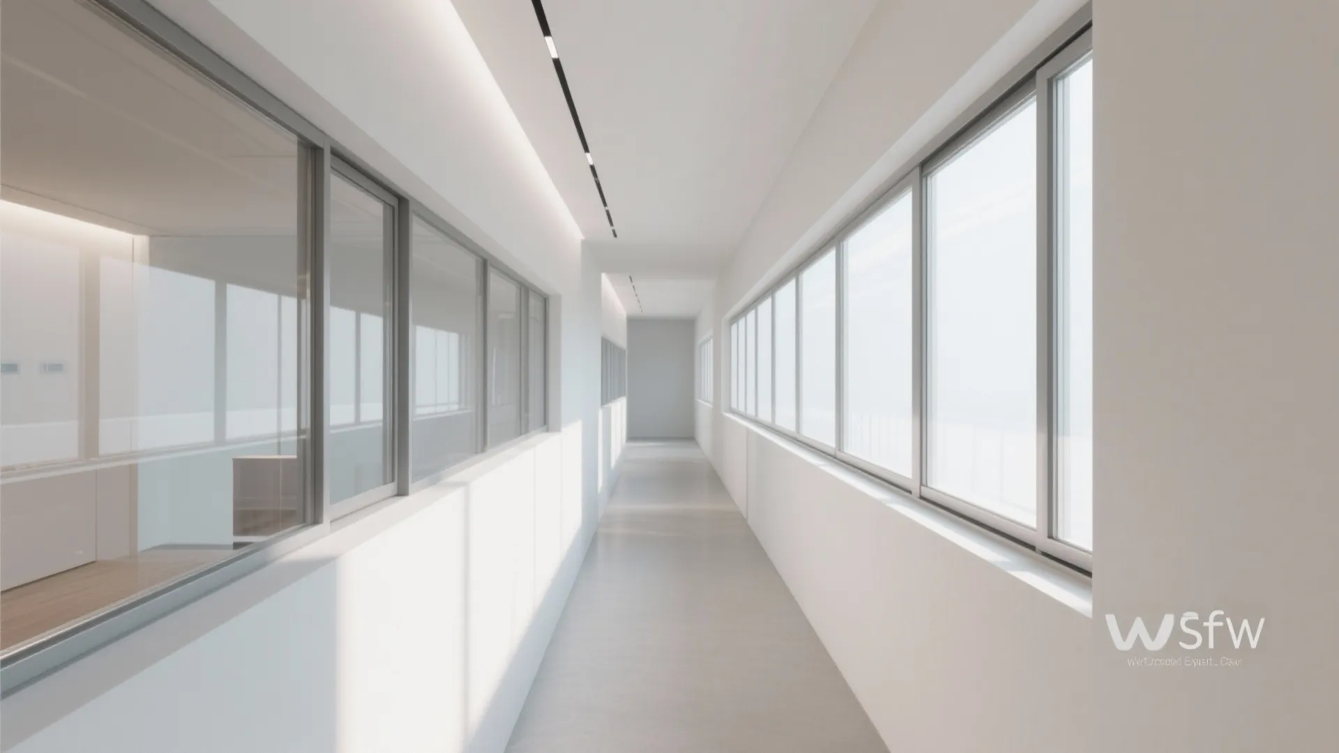 Minimal-framed clerestory windows