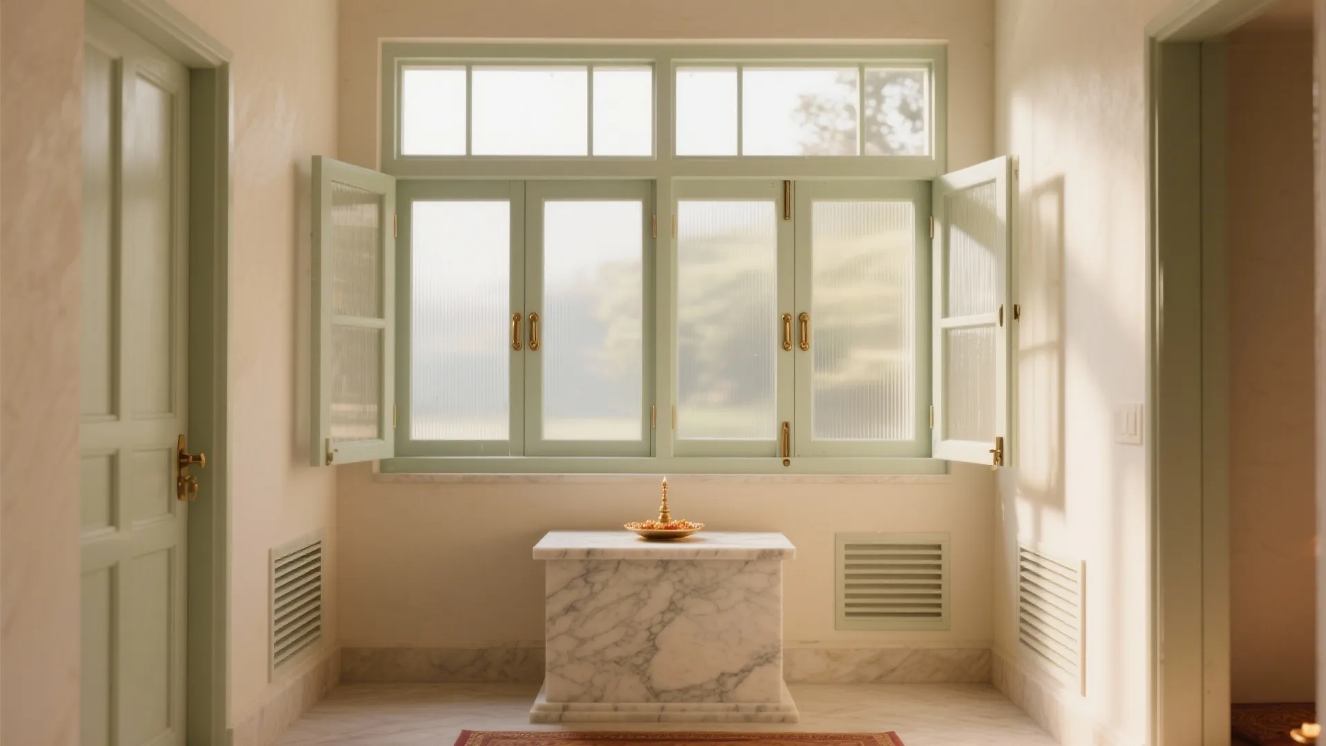 Clerestory Windows for Privacy and Ventilation