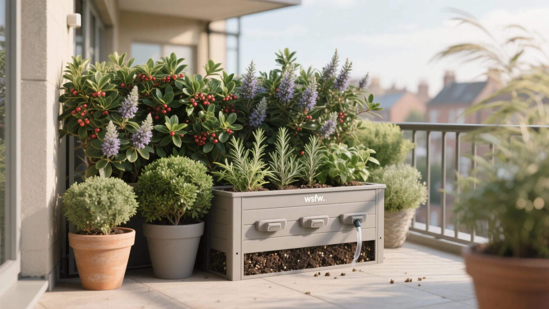 Climate-ready planting for South Yorkshire balconies