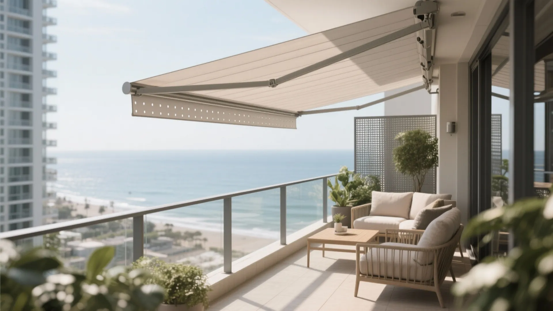 Climate-Smart Shading: Awnings, Screens, and Wind Baffles