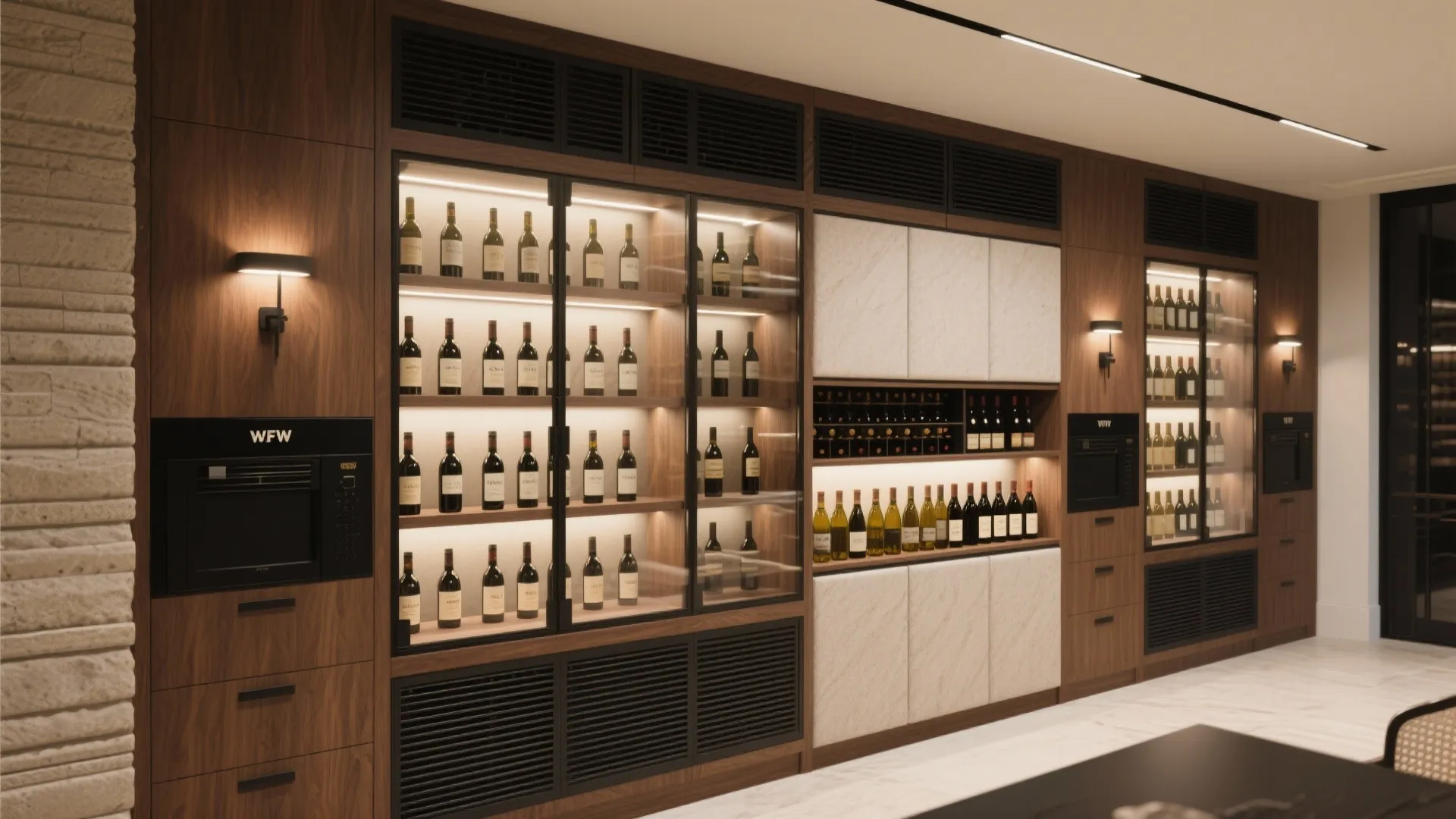 Climate Control and Zoned Lighting That Protect the Collection