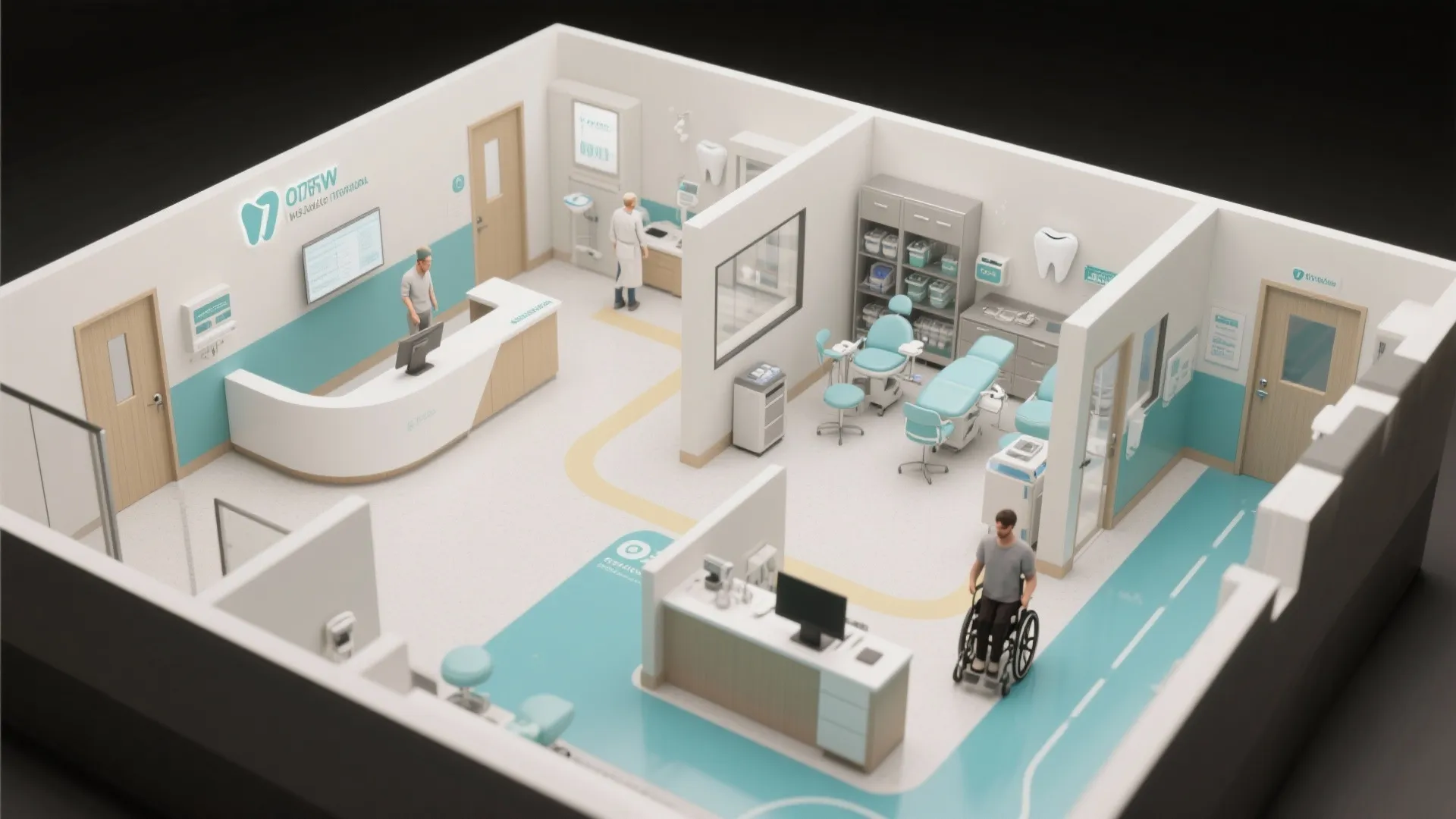 Optimized clinical zoning & workflow