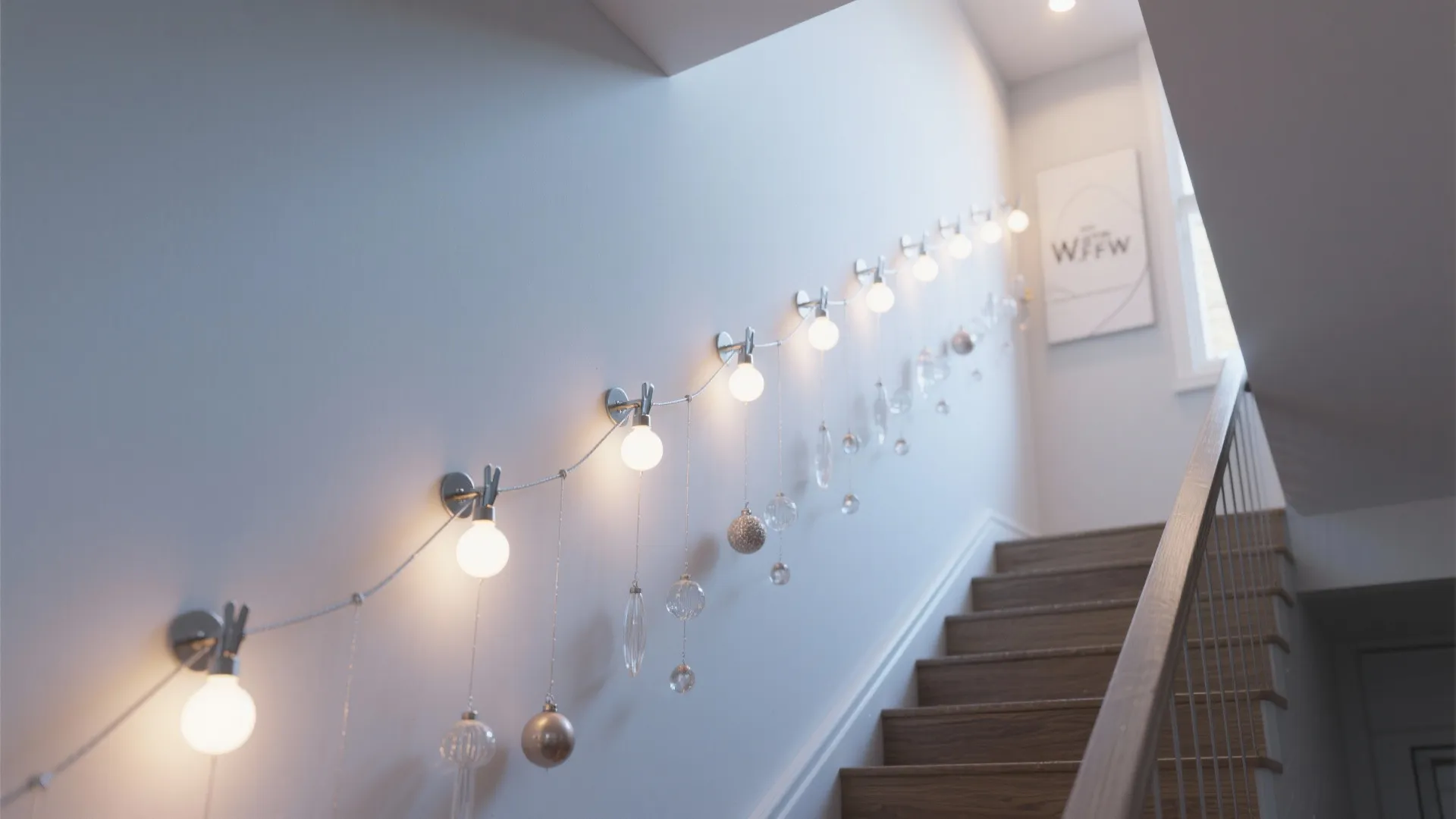 3. Clip-light ornament tree